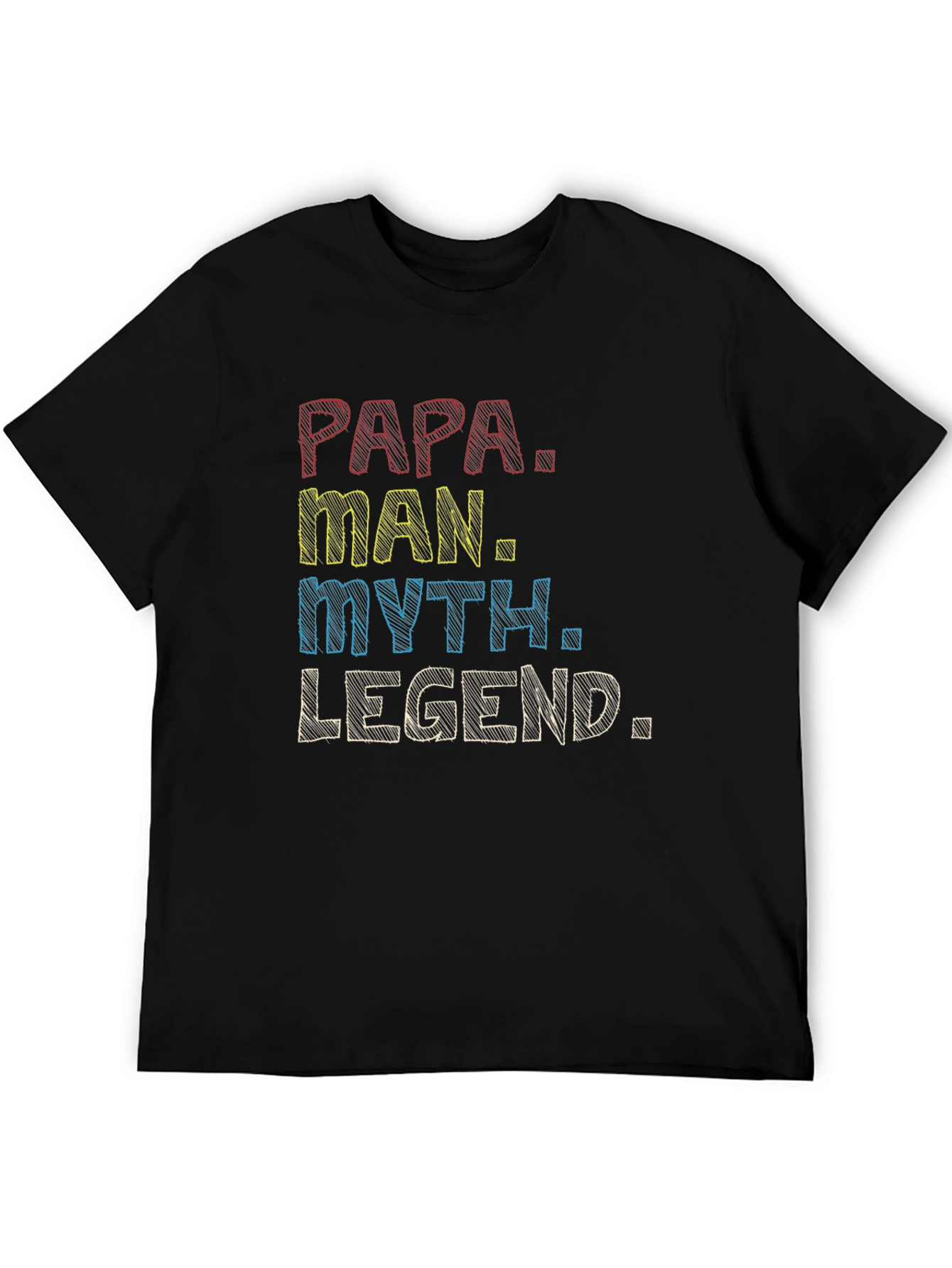 Papa Man Myth Legend Graphic Tee