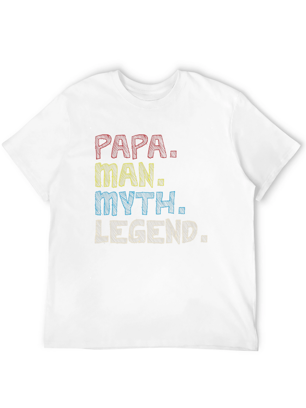 Papa Man Myth Legend Graphic Tee