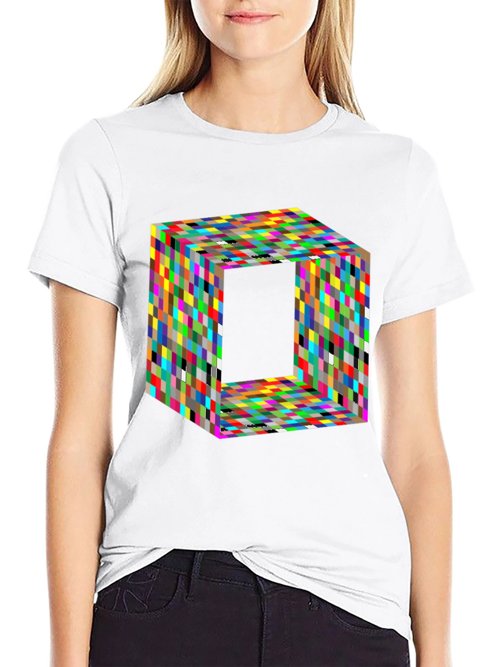 Geometric Optical Illusion T-Shirt