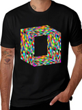 Geometric Optical Illusion T-Shirt