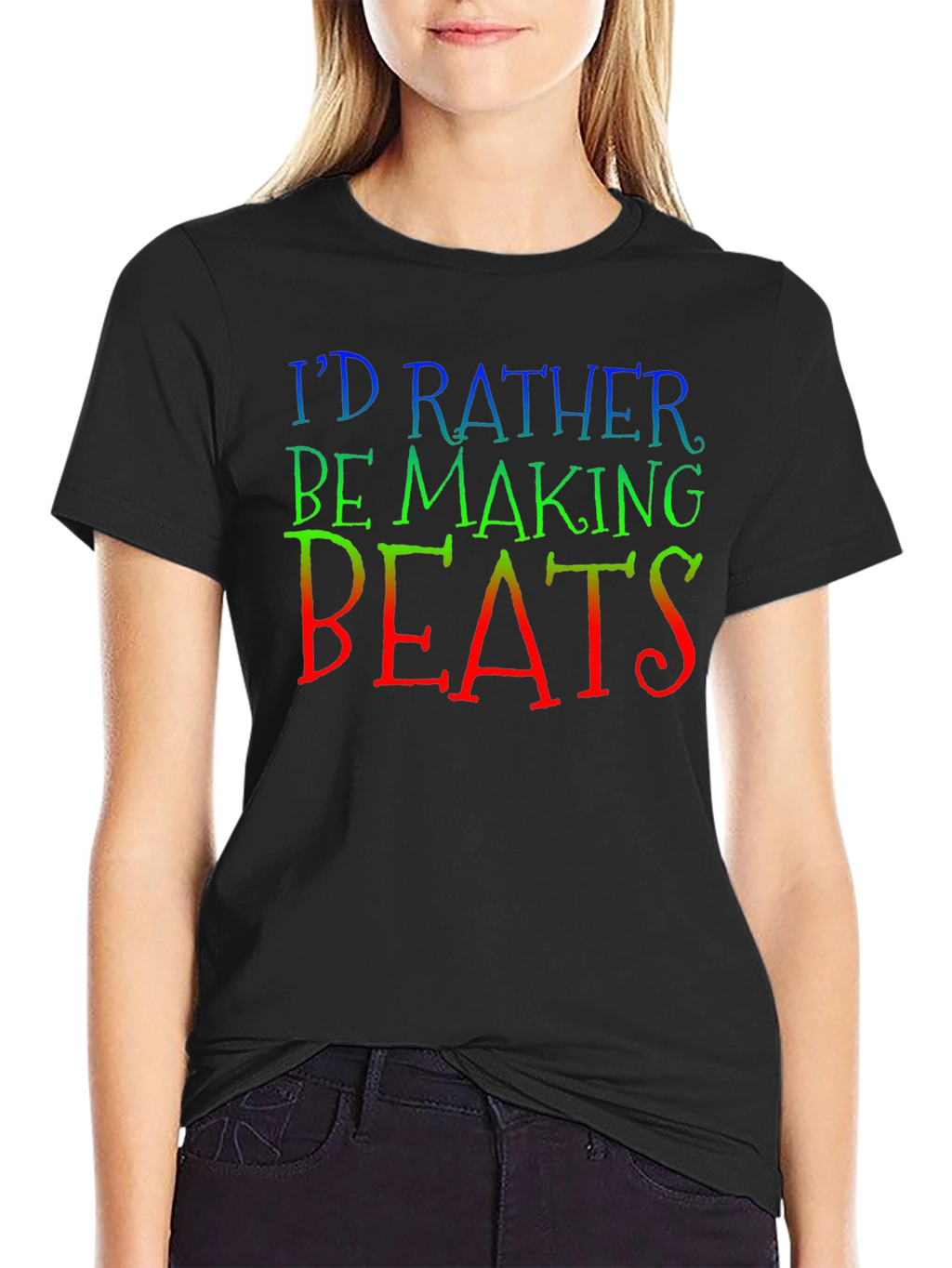 Id Rather Be Making Beats Graphic Tee