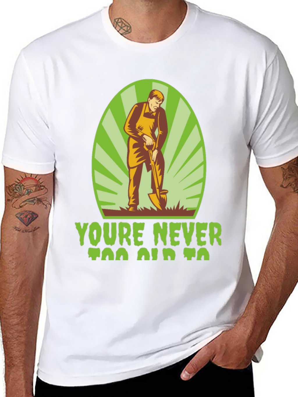 Gardening T-Shirt - Never Too Old