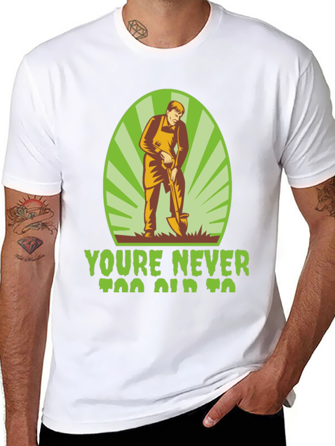 Gardening T-Shirt - Never Too Old
