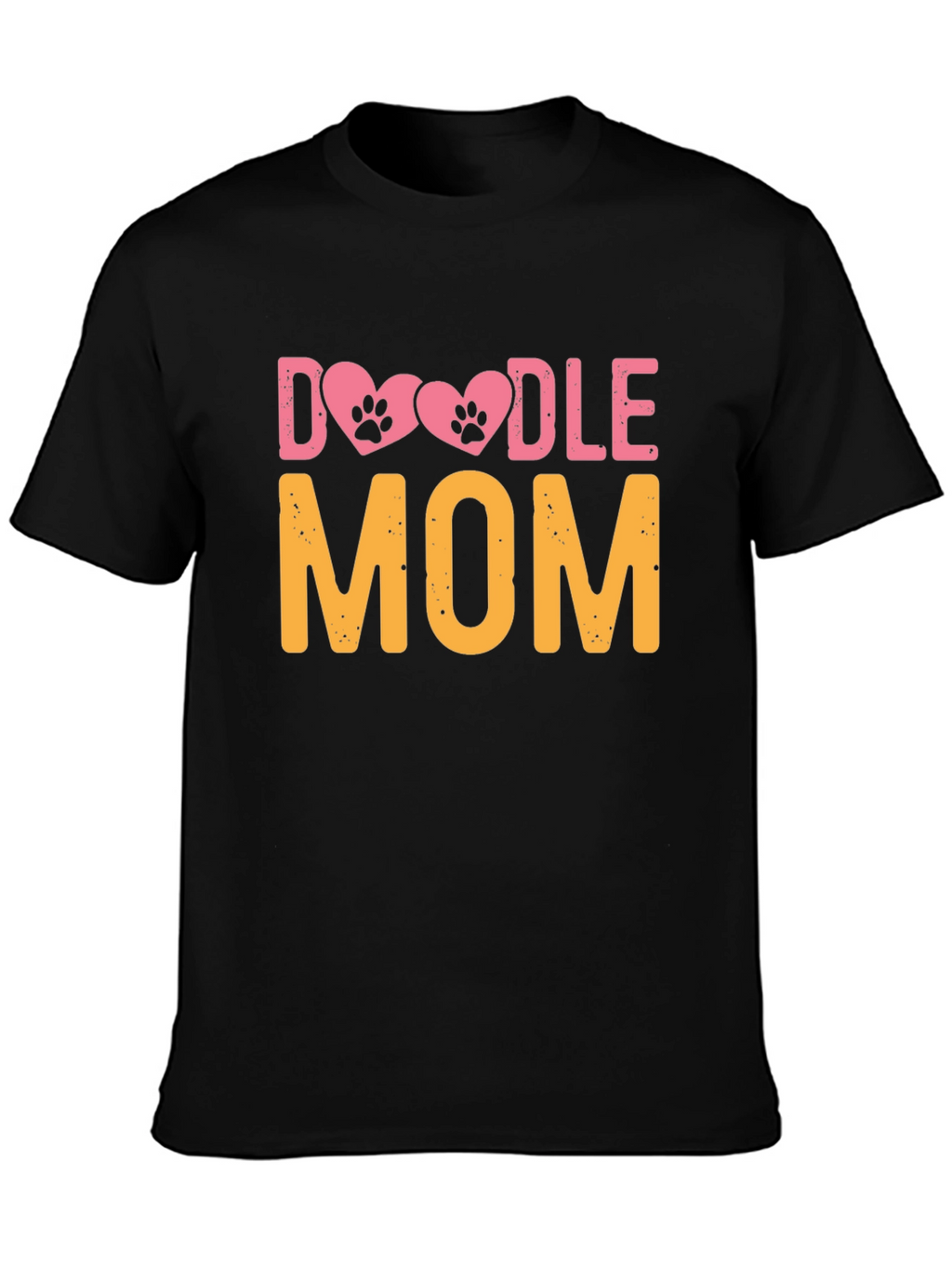 Doodle Mom T-Shirt - Dog Paw Heart Design