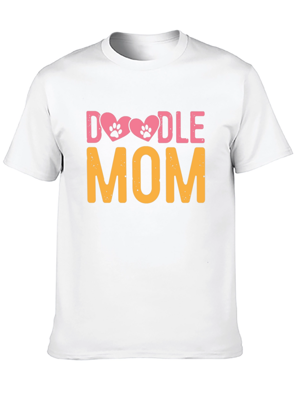 Doodle Mom T-Shirt - Dog Paw Heart Design