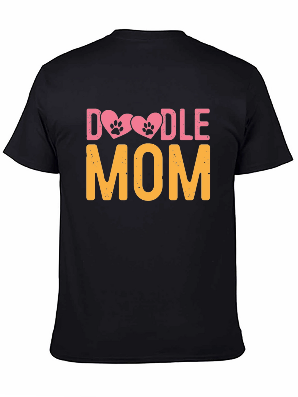 Doodle Mom T-Shirt - Dog Paw Heart Design