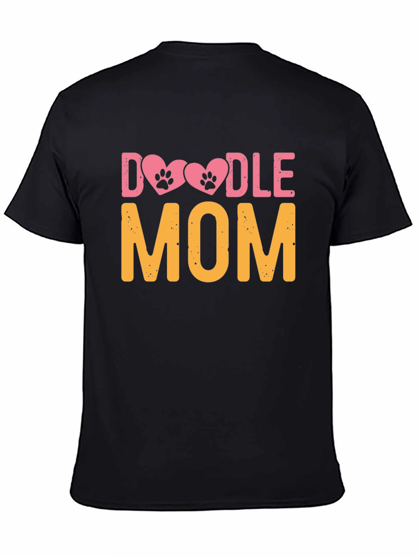 Doodle Mom T-Shirt - Dog Paw Heart Design