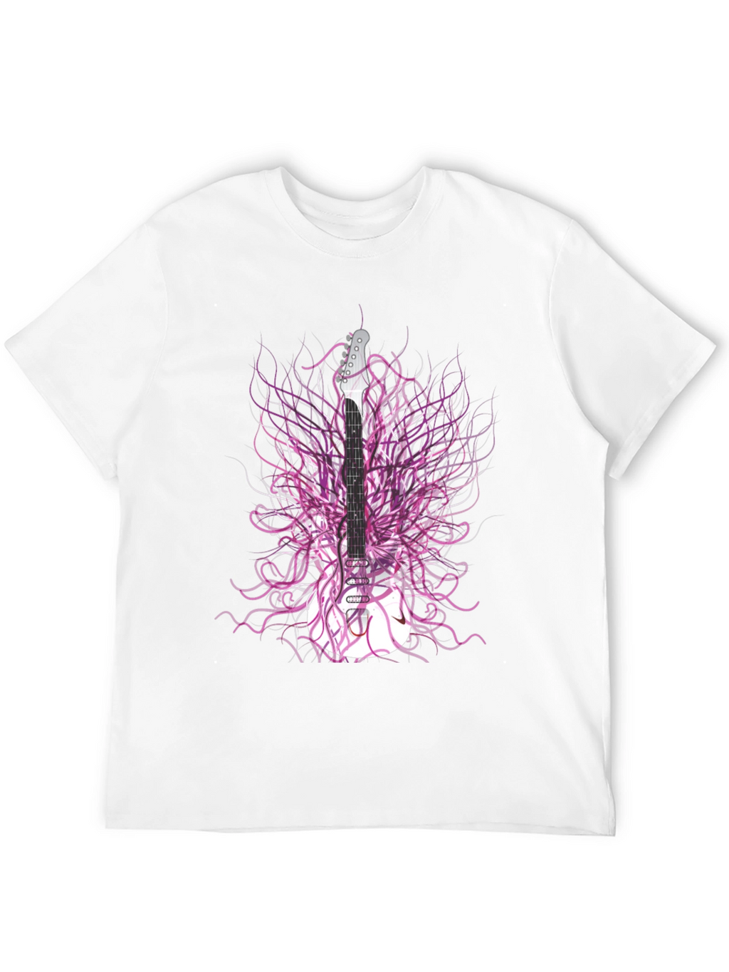 Guitar Art Tee - Electric Guitar T-Shirt