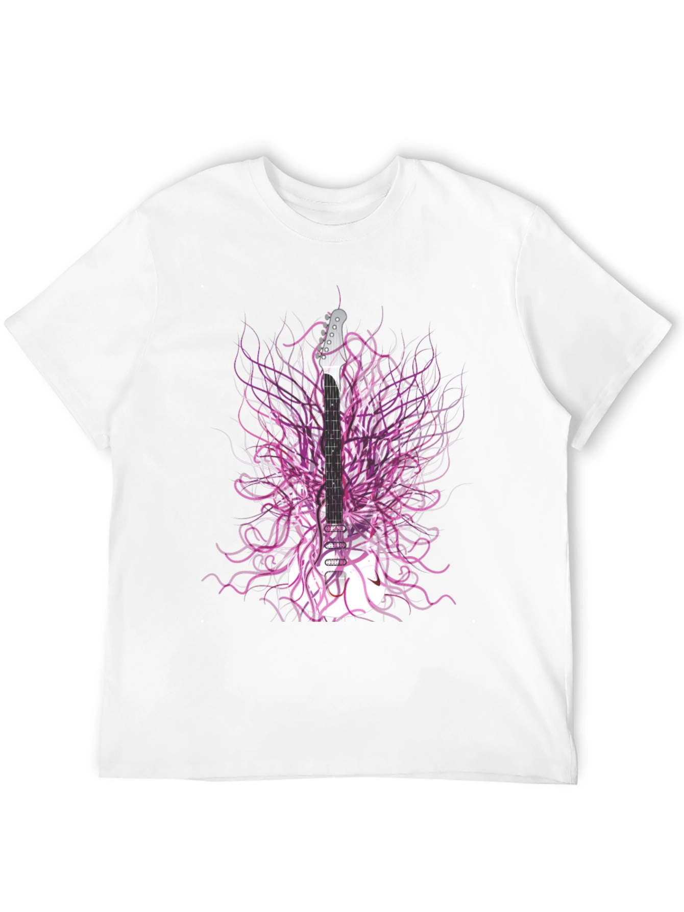 Guitar Art Tee - Electric Guitar T-Shirt