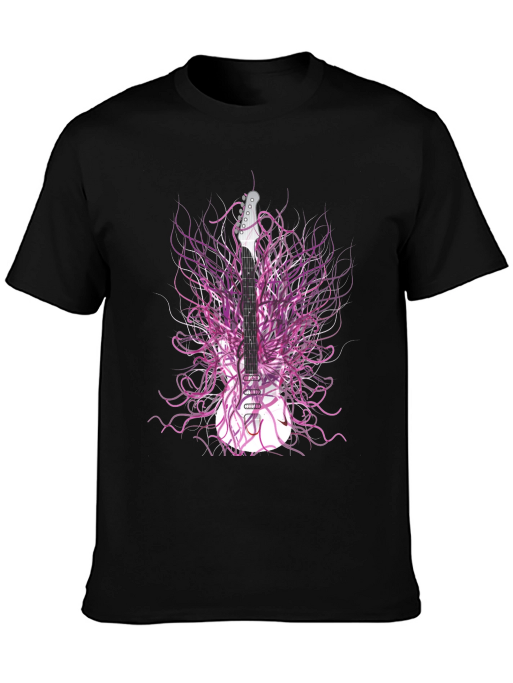 Guitar Art Tee - Electric Guitar T-Shirt