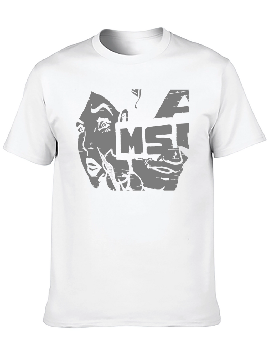 MSI Graphic Tee - Black Cotton Casual T-Shirt