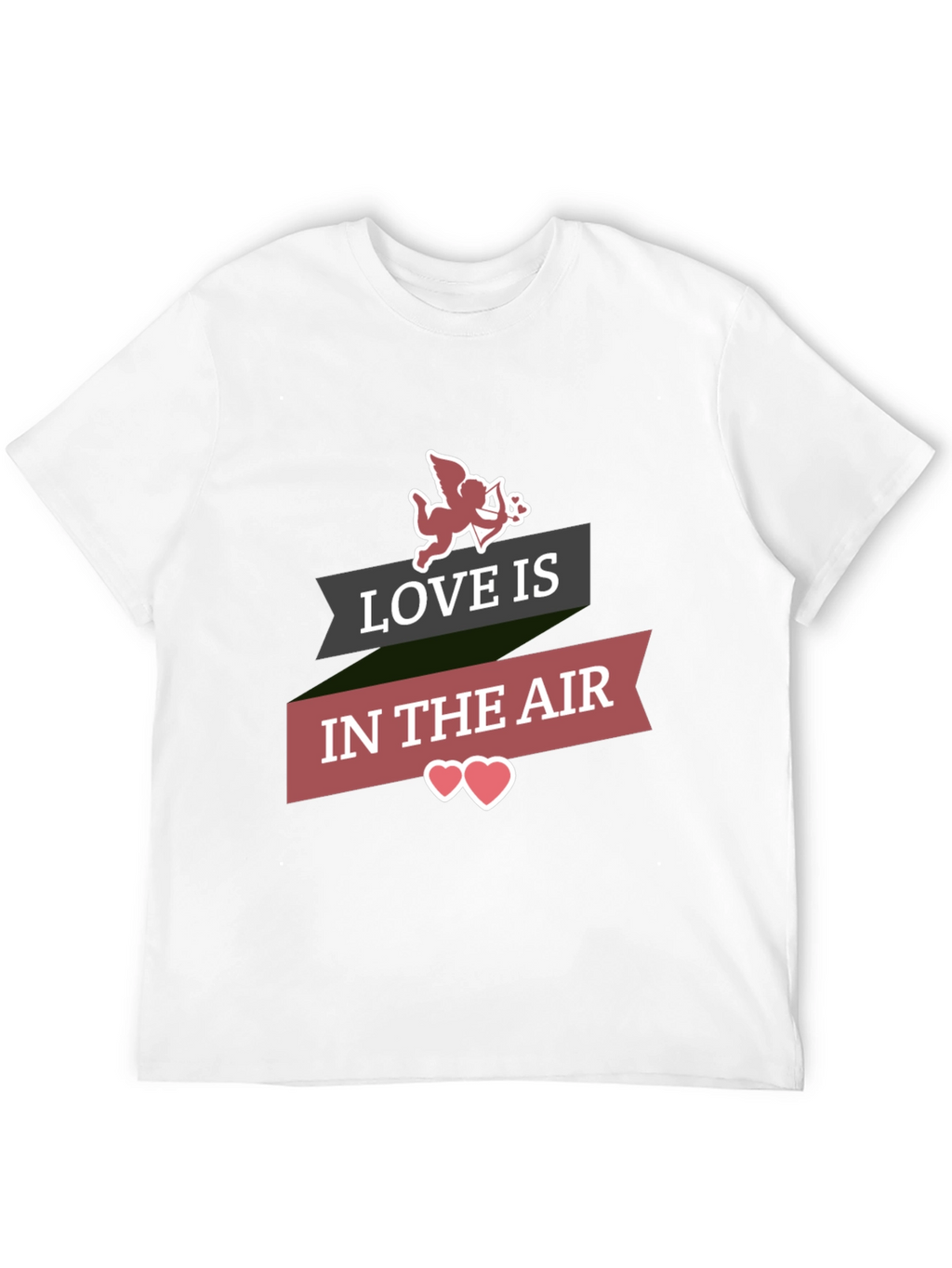 Love is in the Air Valentines Day Graphic T-Shirt