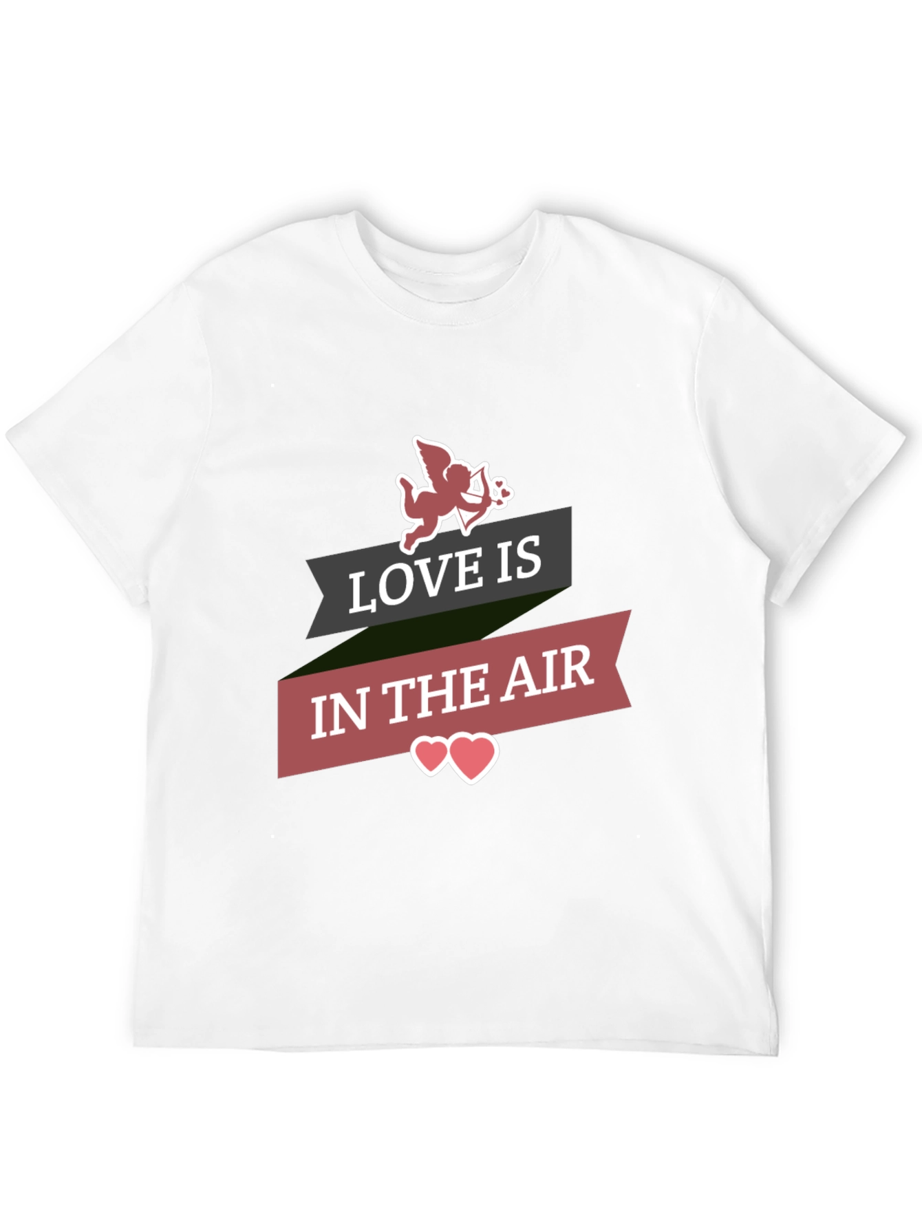 Love is in the Air Valentines Day Graphic T-Shirt