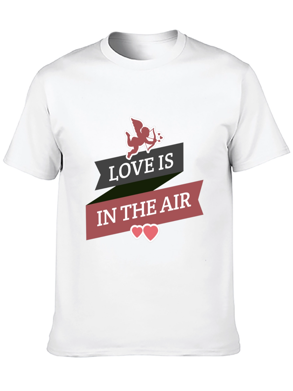 Love is in the Air Valentines Day Graphic T-Shirt