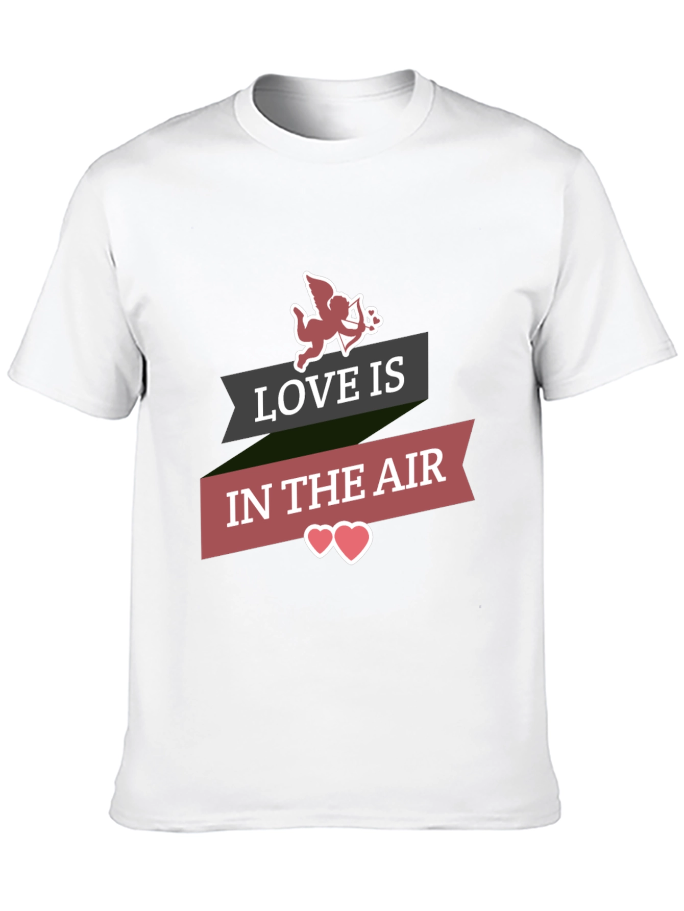 Love is in the Air Valentines Day Graphic T-Shirt