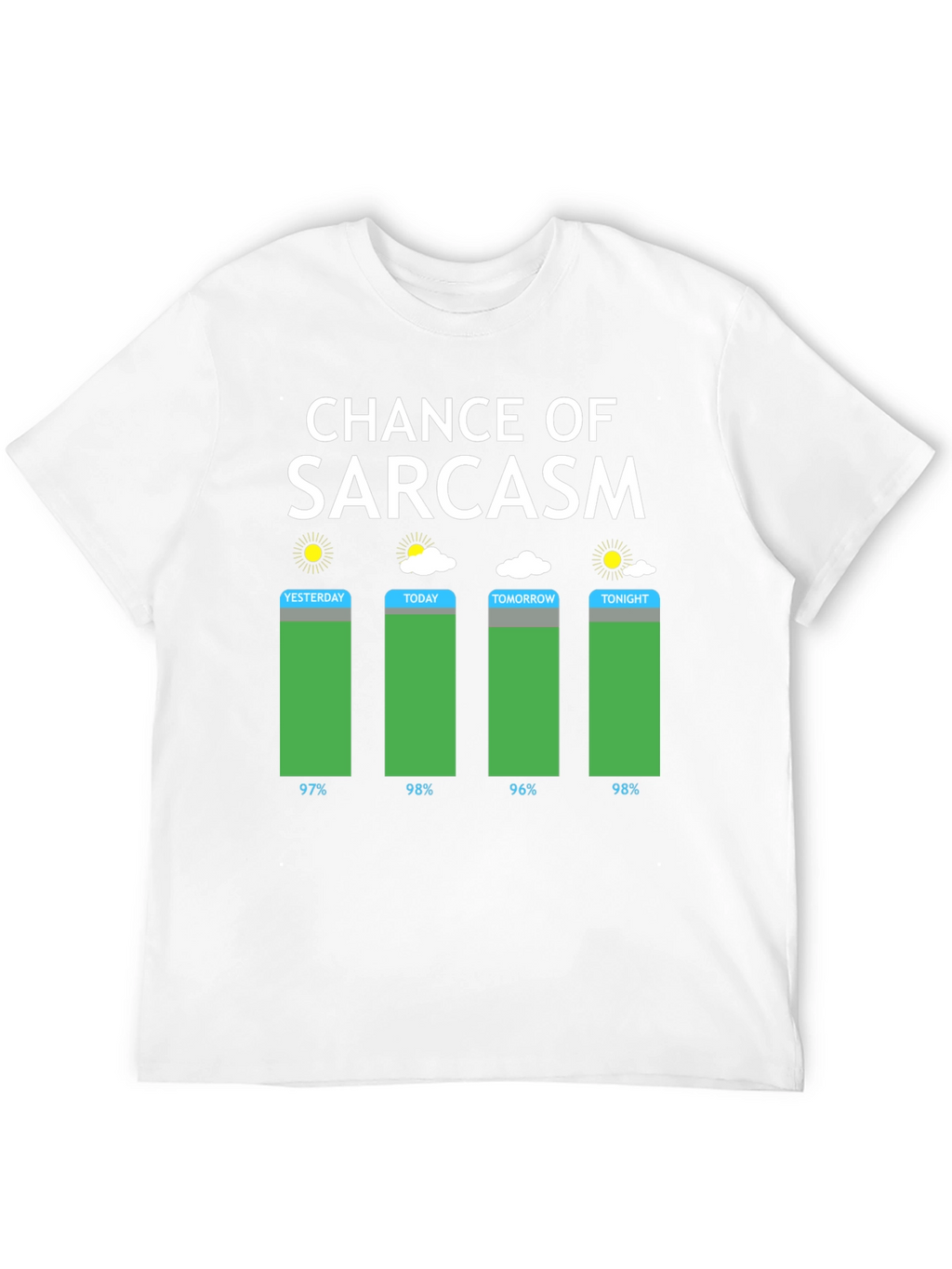 Chance of Sarcasm Weather Graphic T-Shirt