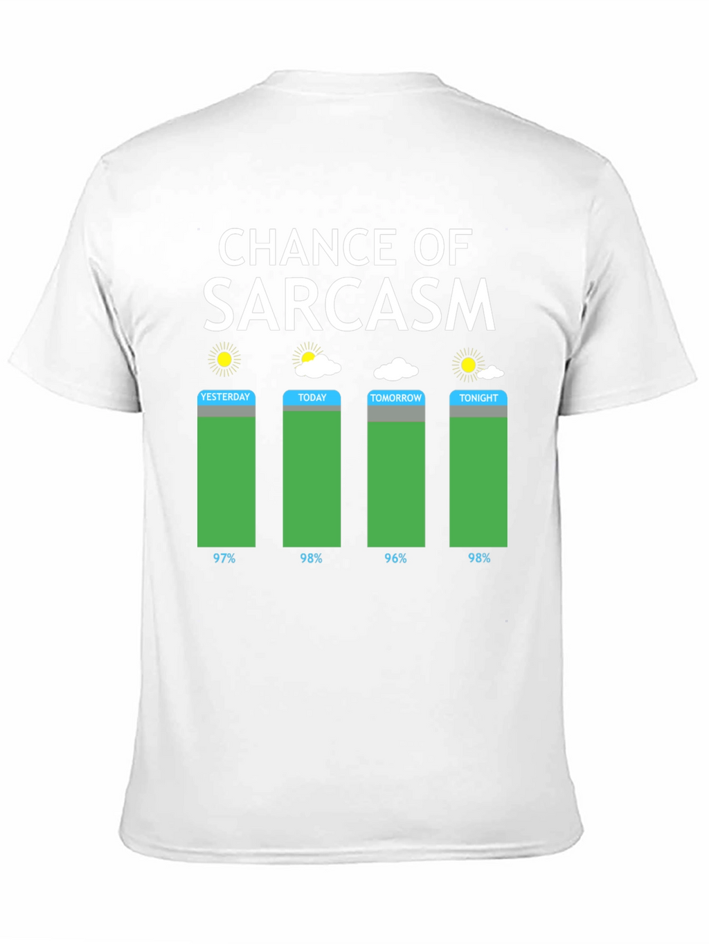Chance of Sarcasm Weather Graphic T-Shirt