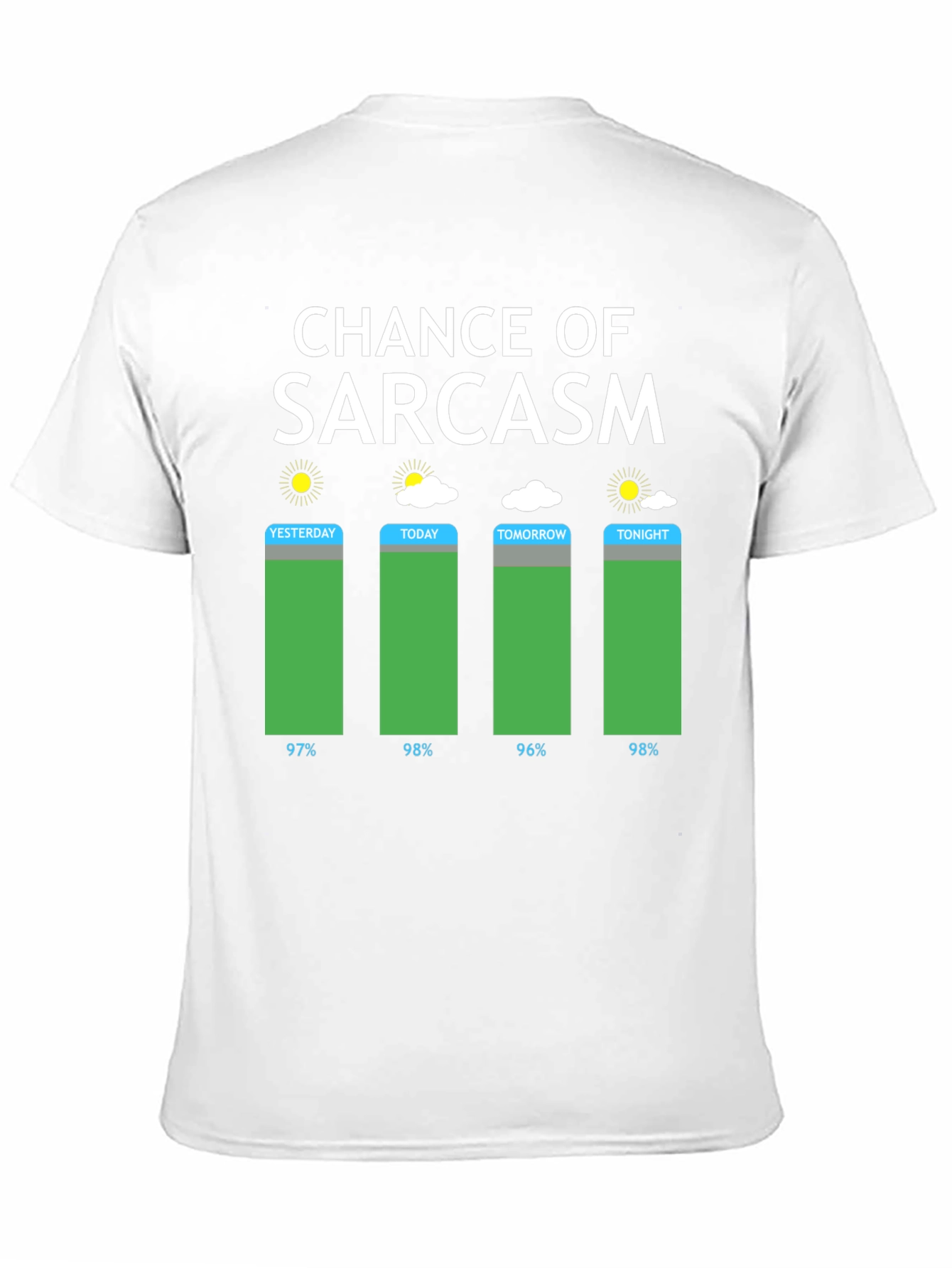 Chance of Sarcasm Weather Graphic T-Shirt