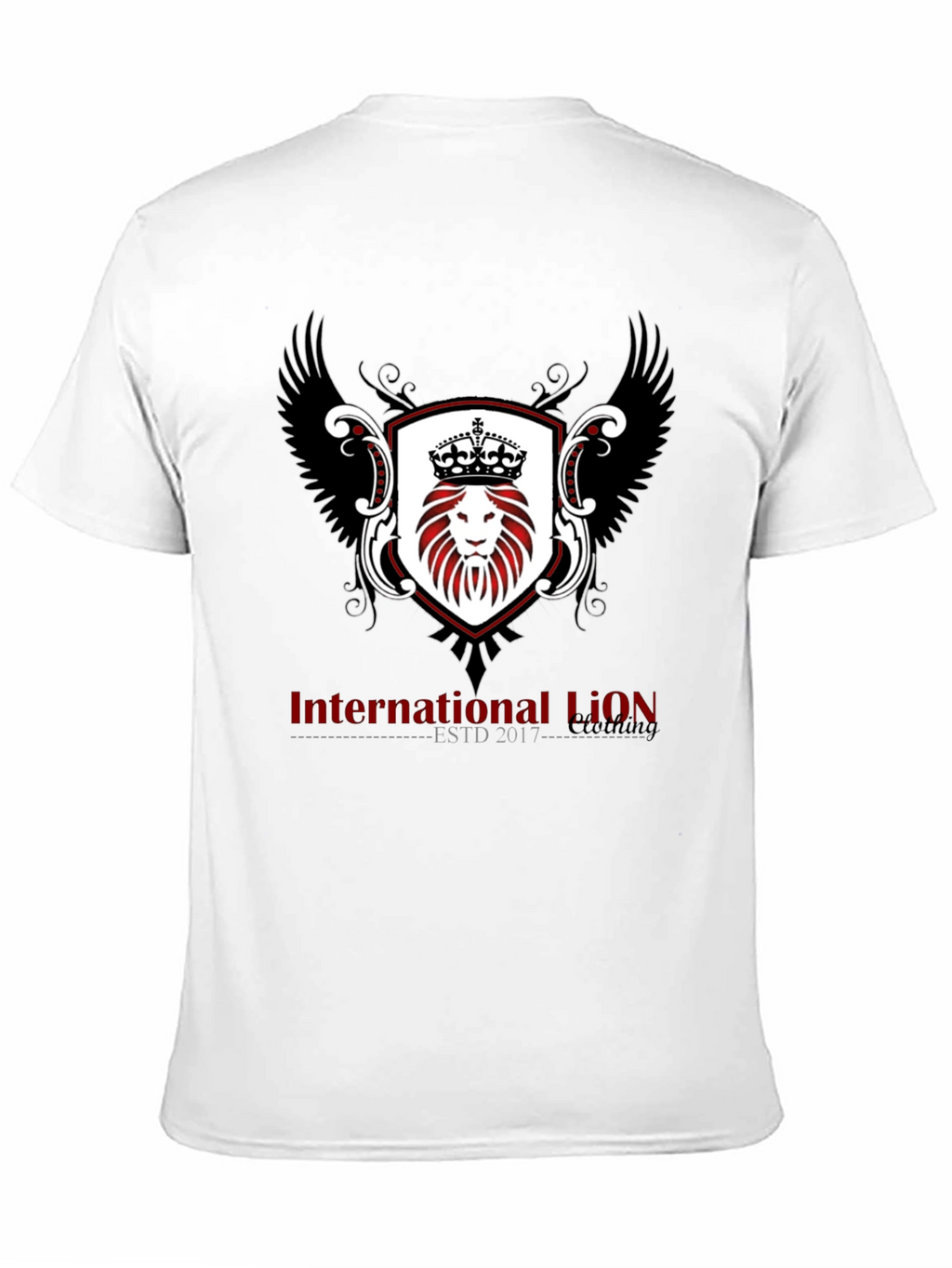 International Lion ESTD 2017 Black T-Shirt