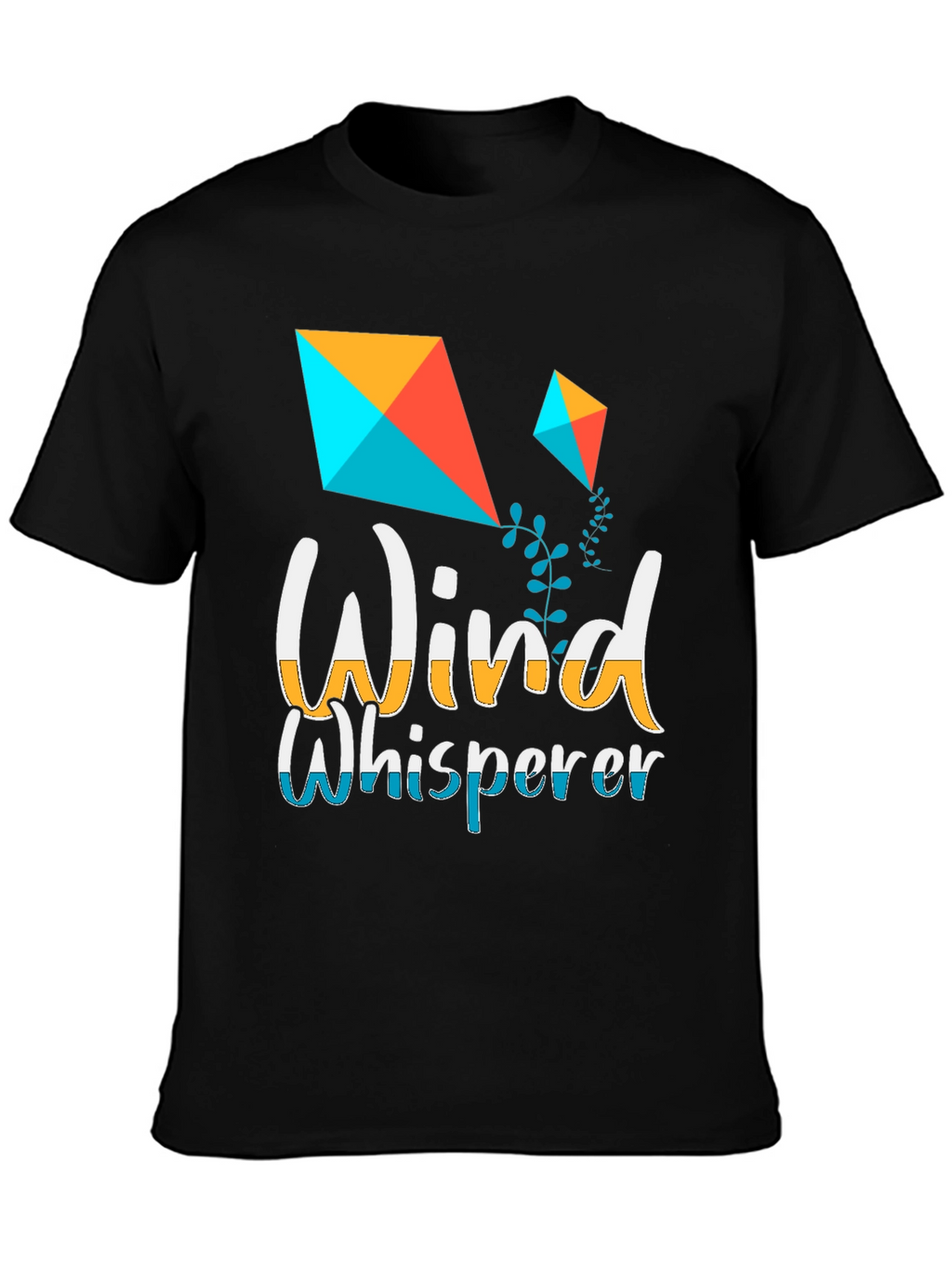 Wind Whisperer Graphic Tee - Kite Design