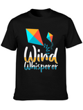 Wind Whisperer Graphic Tee - Kite Design