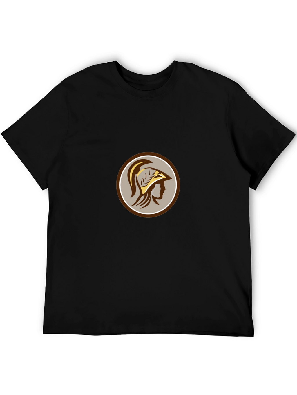 Spartan Warrior Graphic Tee - Classic Black