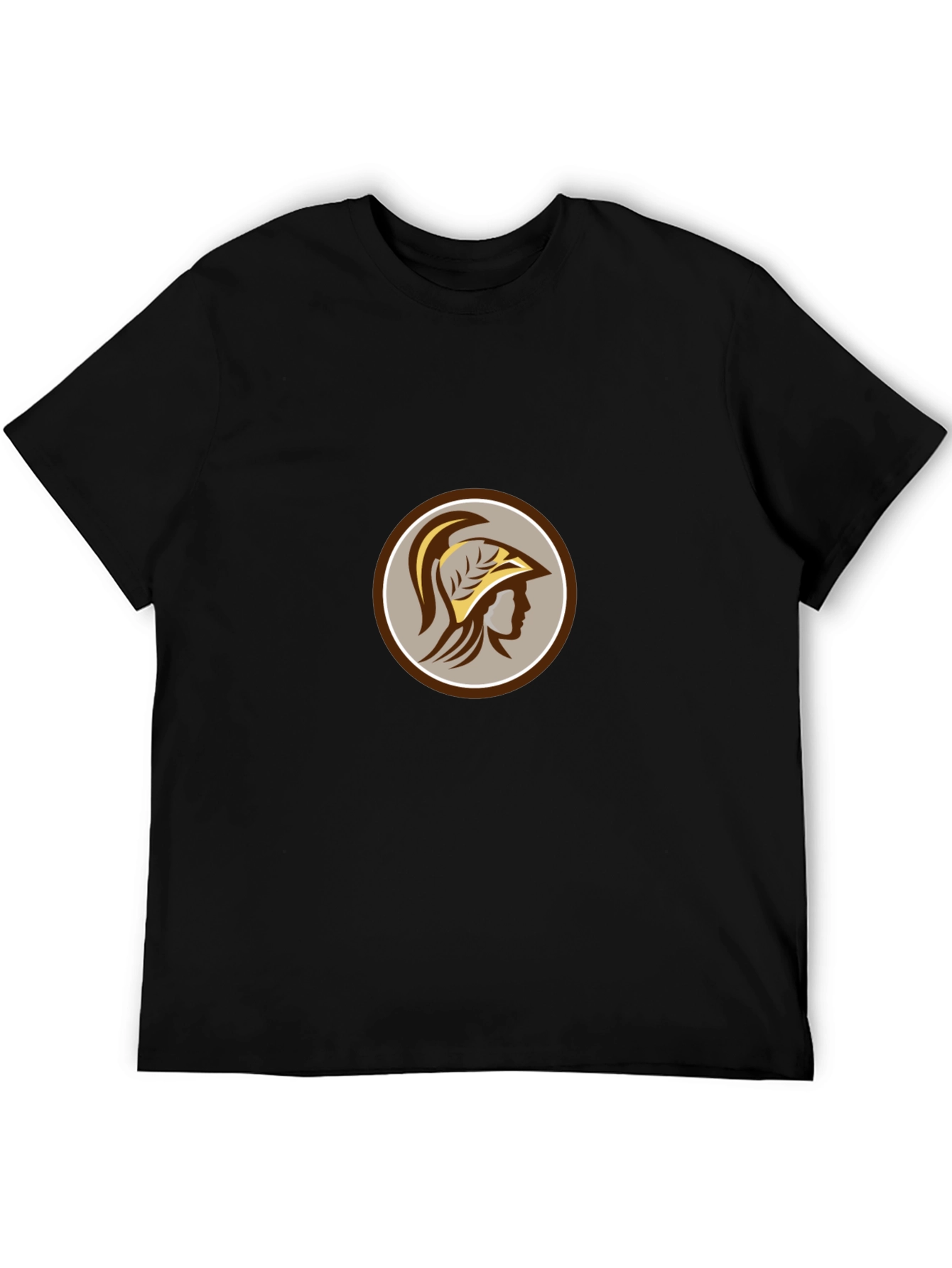 Spartan Warrior Graphic Tee - Classic Black