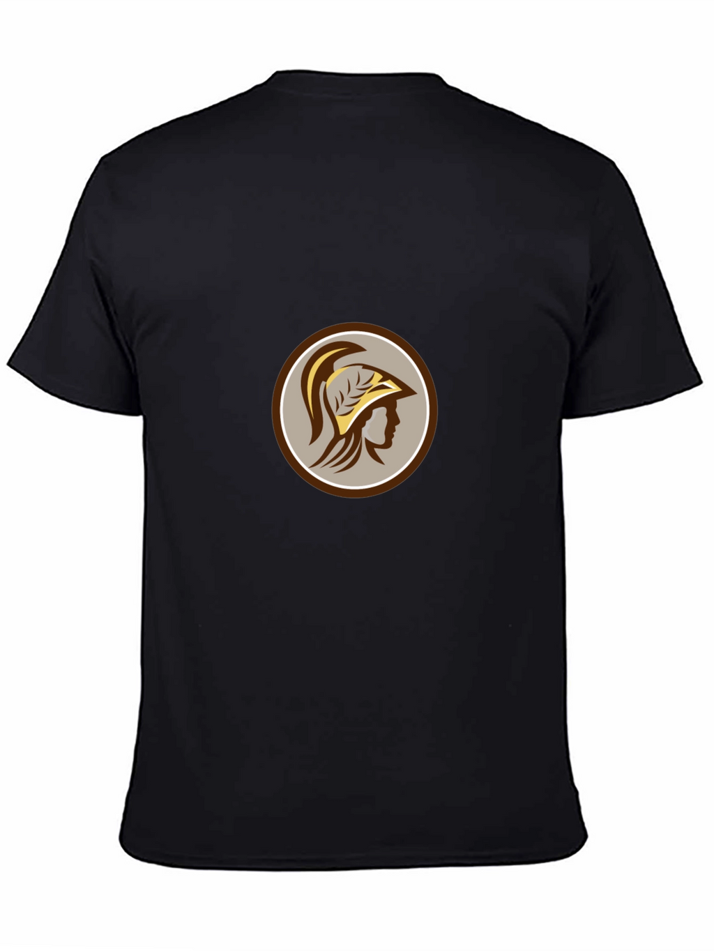 Spartan Warrior Graphic Tee - Classic Black