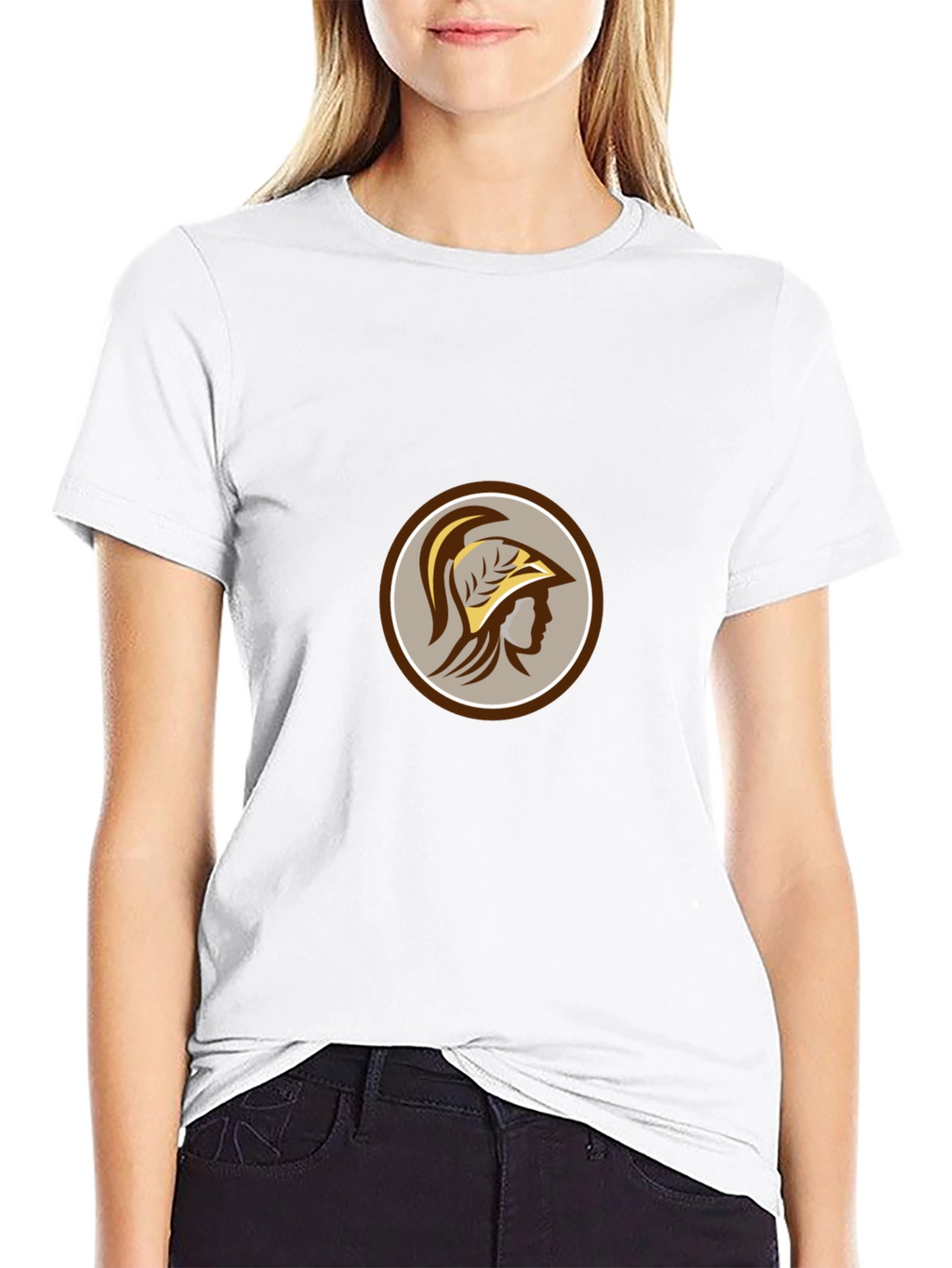 Spartan Warrior Graphic Tee - Classic Black