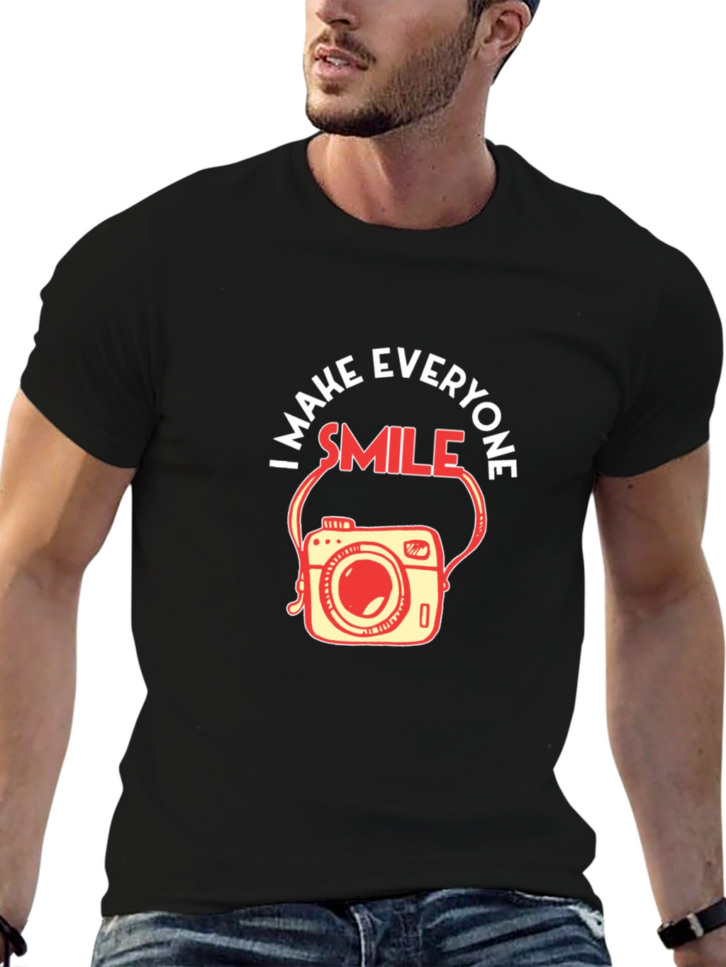 I Make Everyone Smile Camera T-Shirt