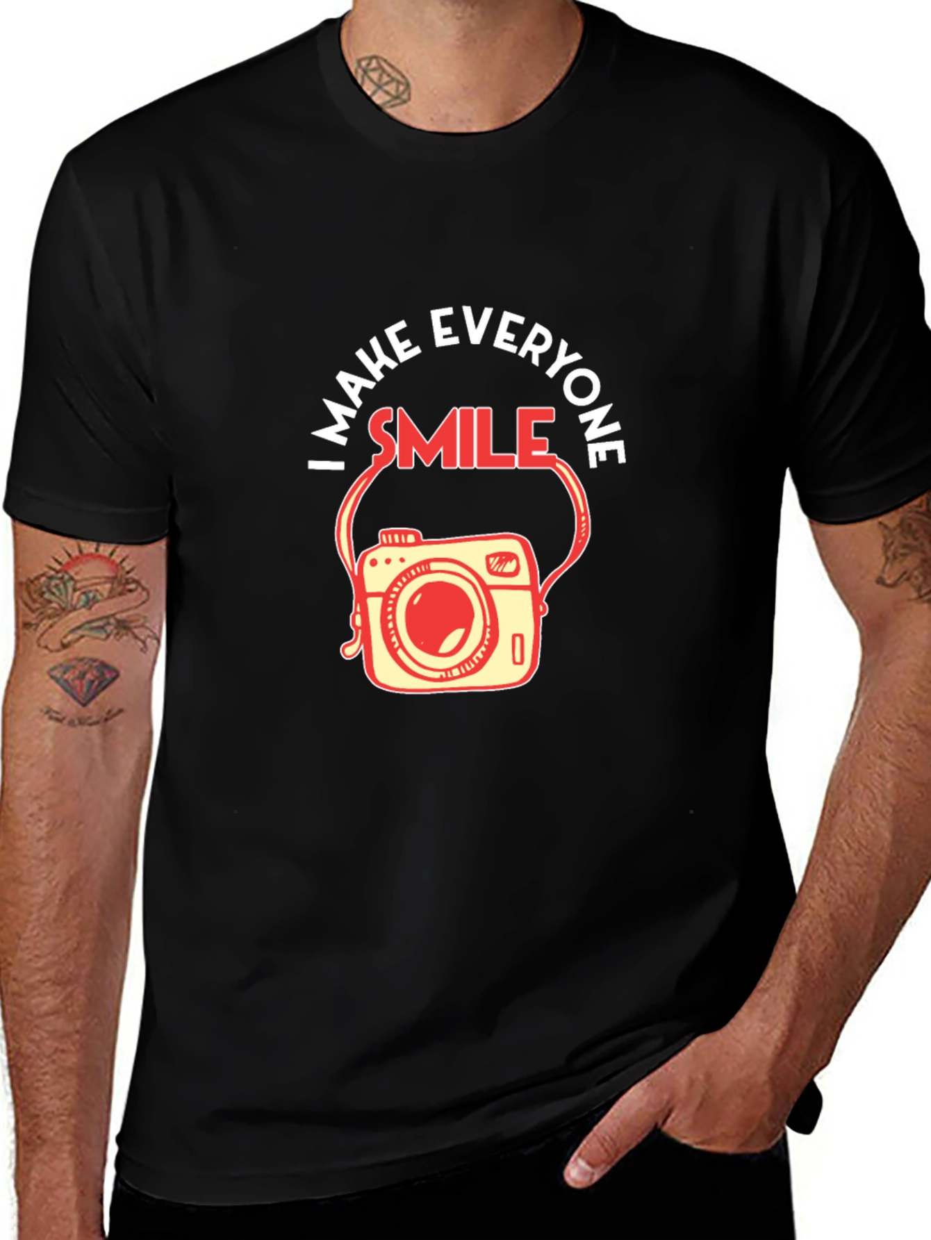 I Make Everyone Smile Camera T-Shirt