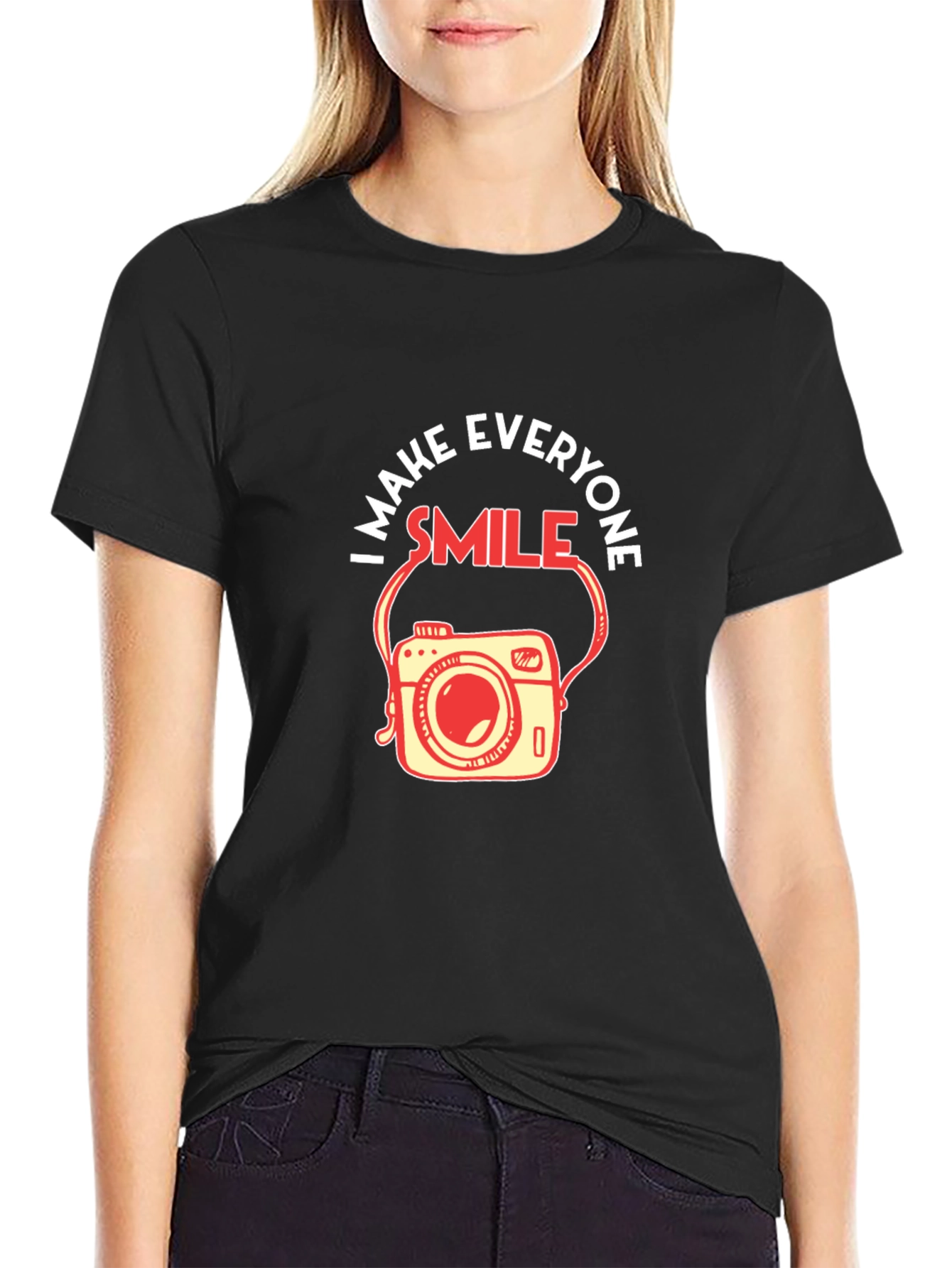 I Make Everyone Smile Camera T-Shirt