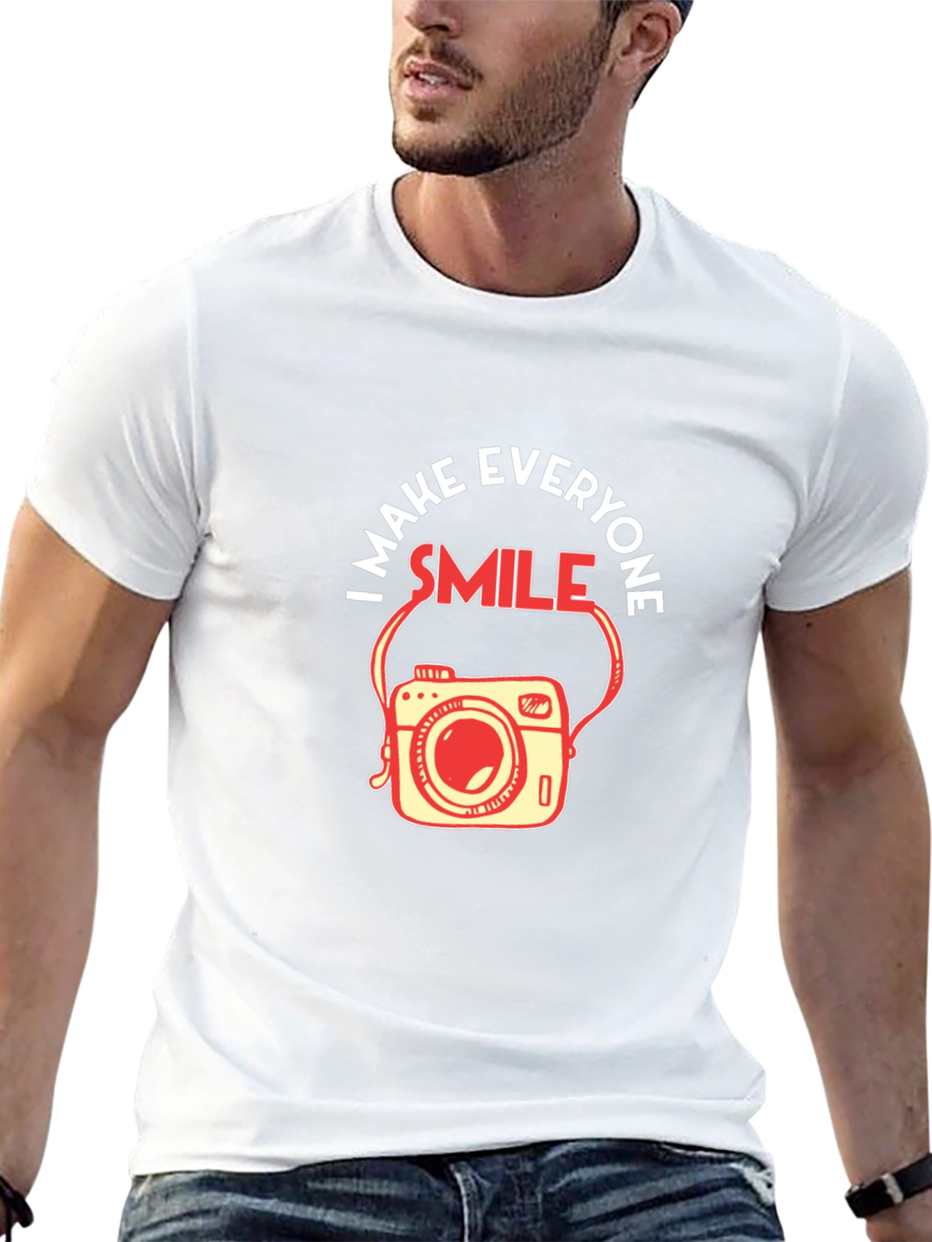 I Make Everyone Smile Camera T-Shirt