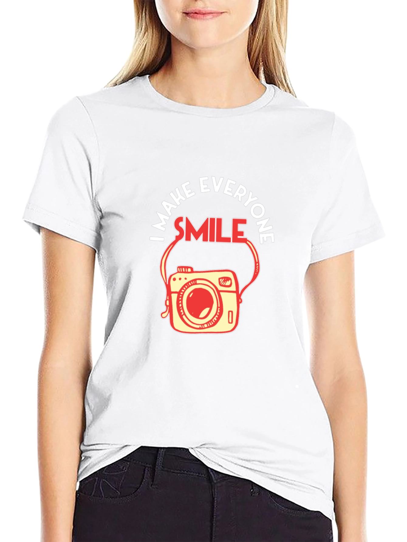 I Make Everyone Smile Camera T-Shirt