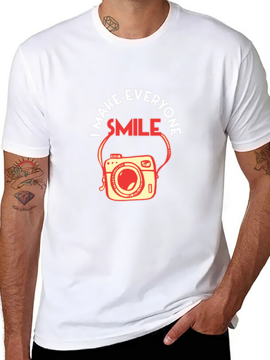 I Make Everyone Smile Camera T-Shirt