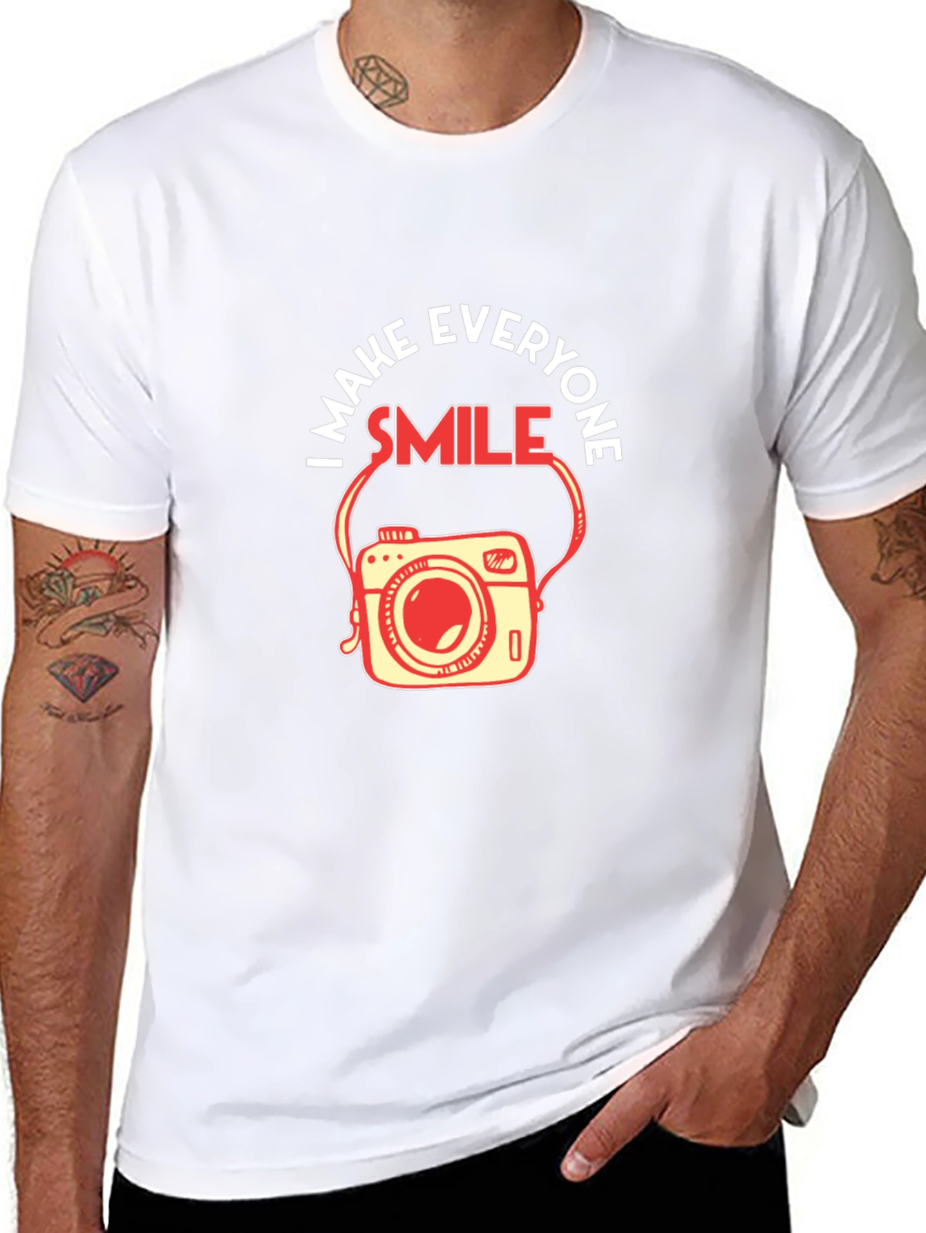 I Make Everyone Smile Camera T-Shirt