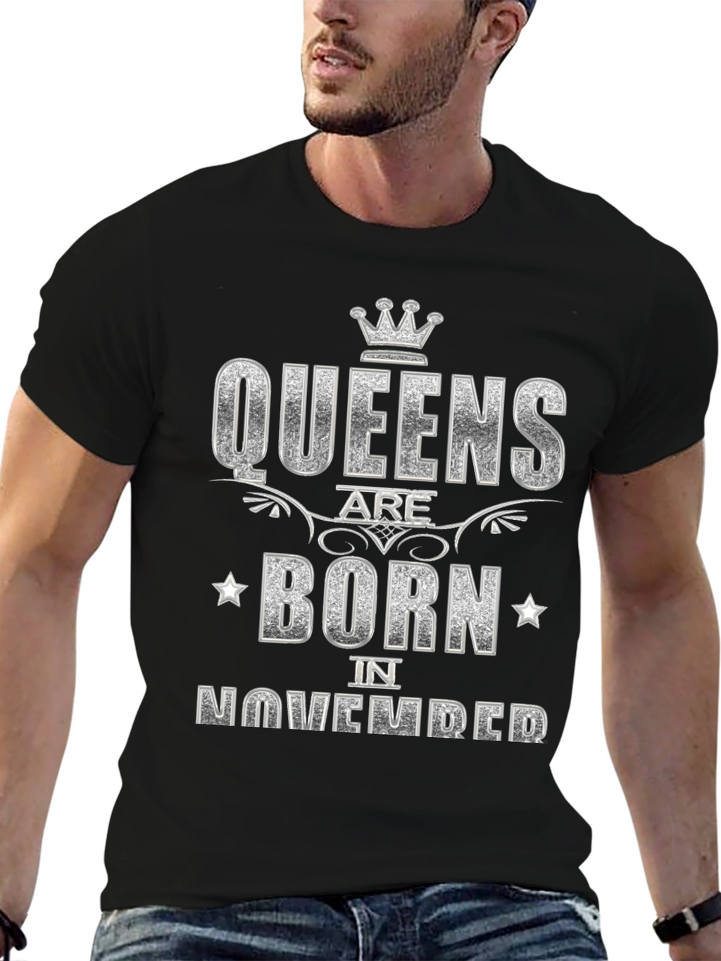 Queens Are Born in November T-Shirt