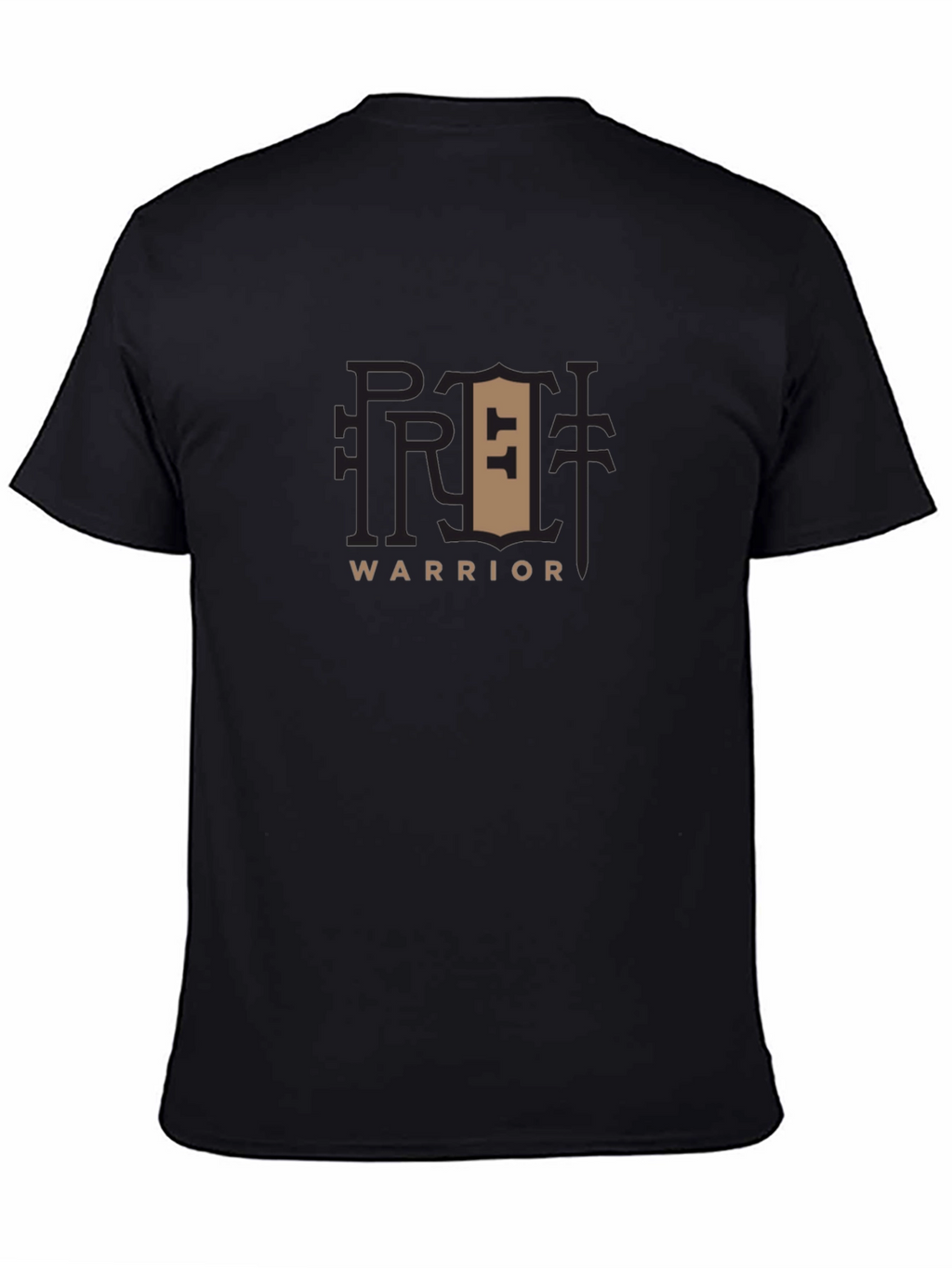 Retro Warrior Black T-Shirt