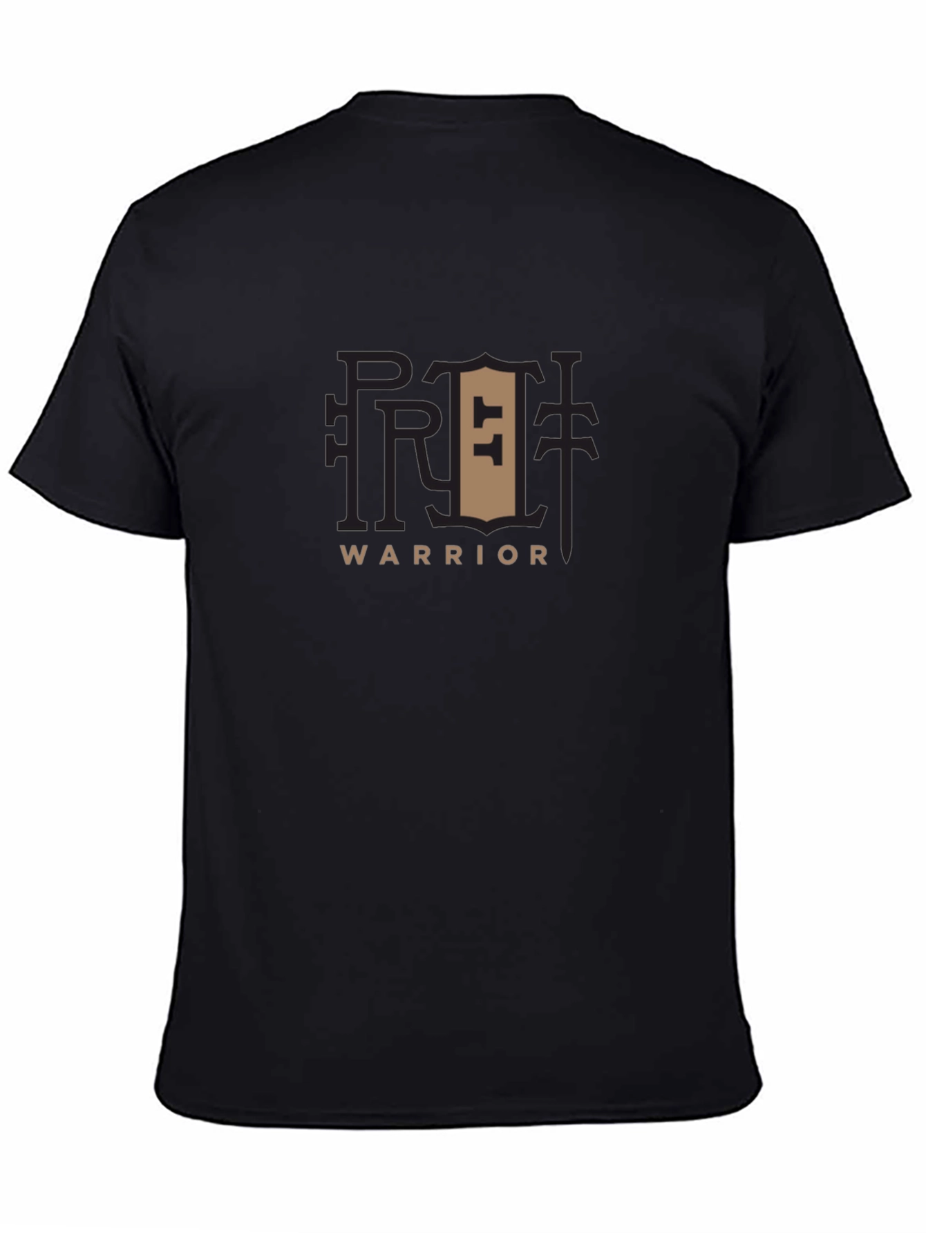 Retro Warrior Black T-Shirt