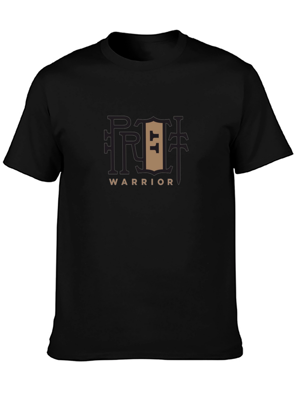 Retro Warrior Black T-Shirt