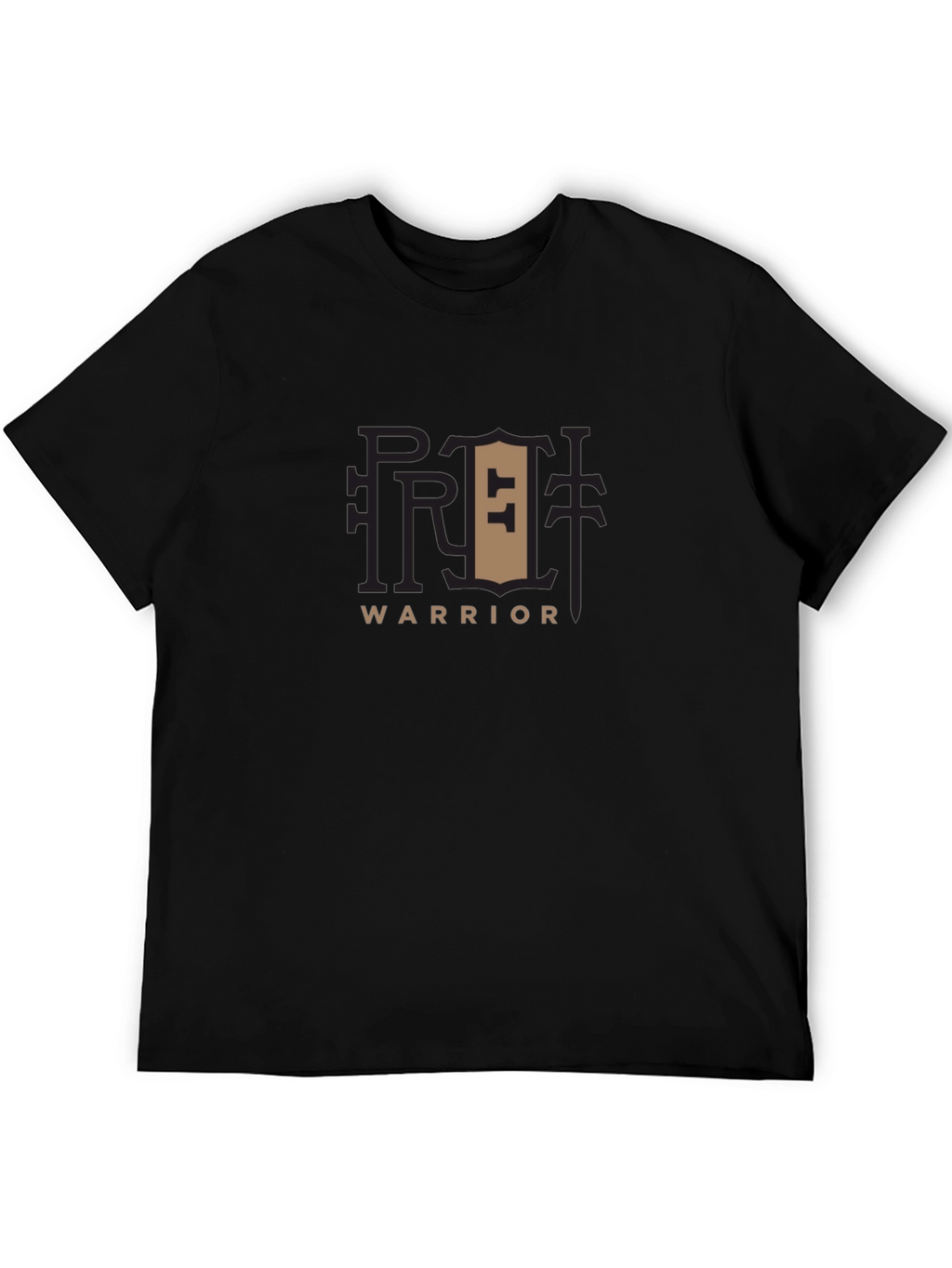 Retro Warrior Black T-Shirt