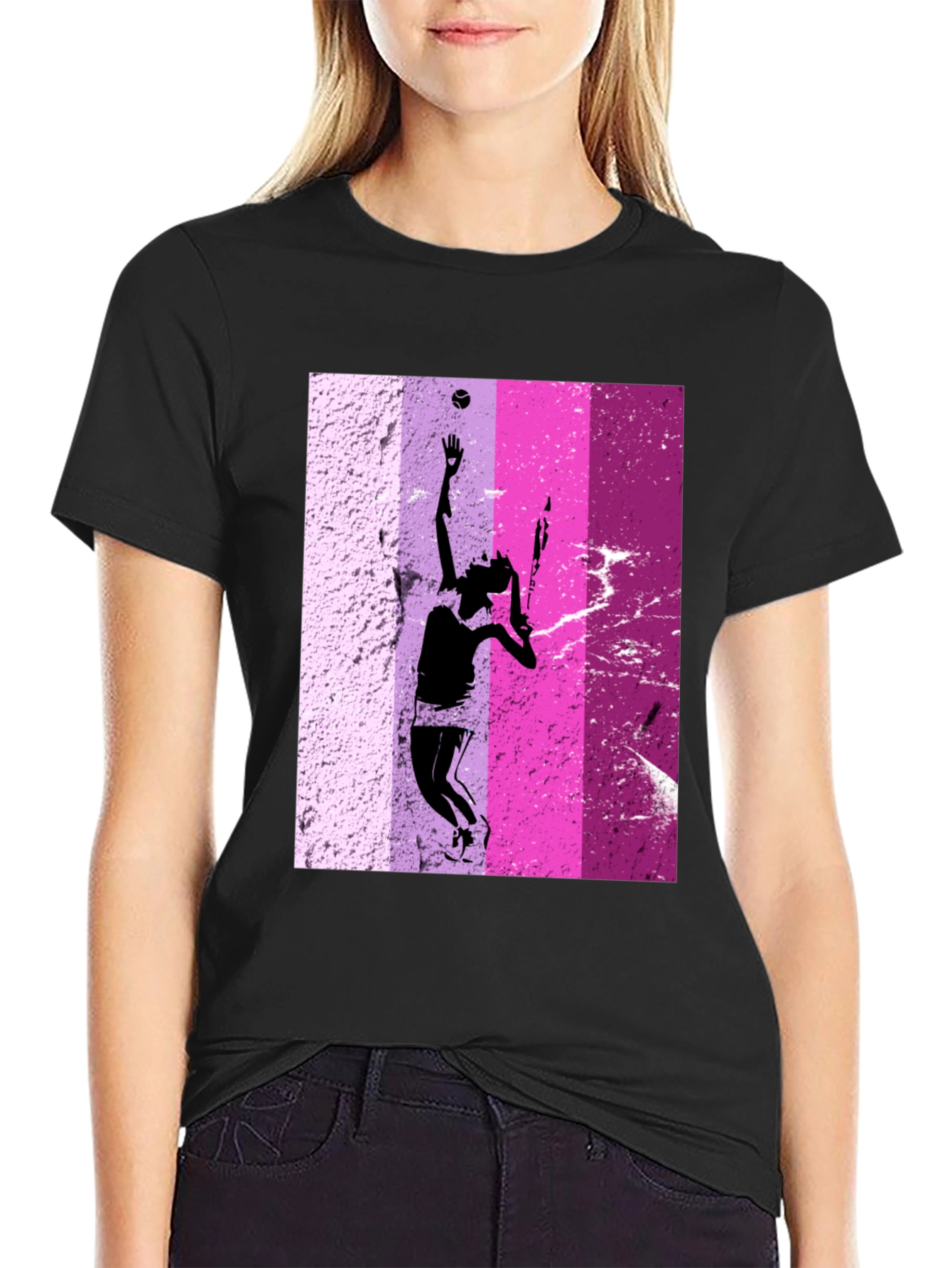 Tennis Player Graphic T-Shirt