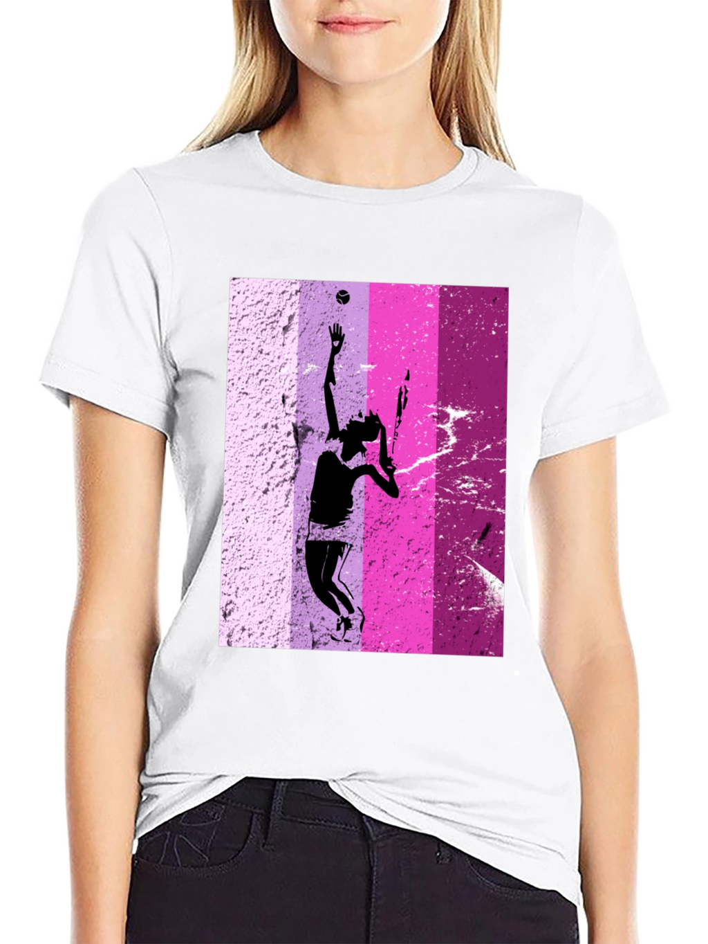 Tennis Player Graphic T-Shirt