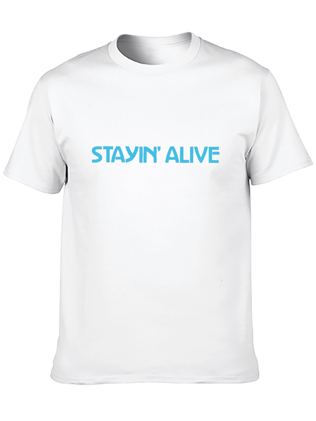 Stayin Alive Graphic Tee - Classic Black T-Shirt