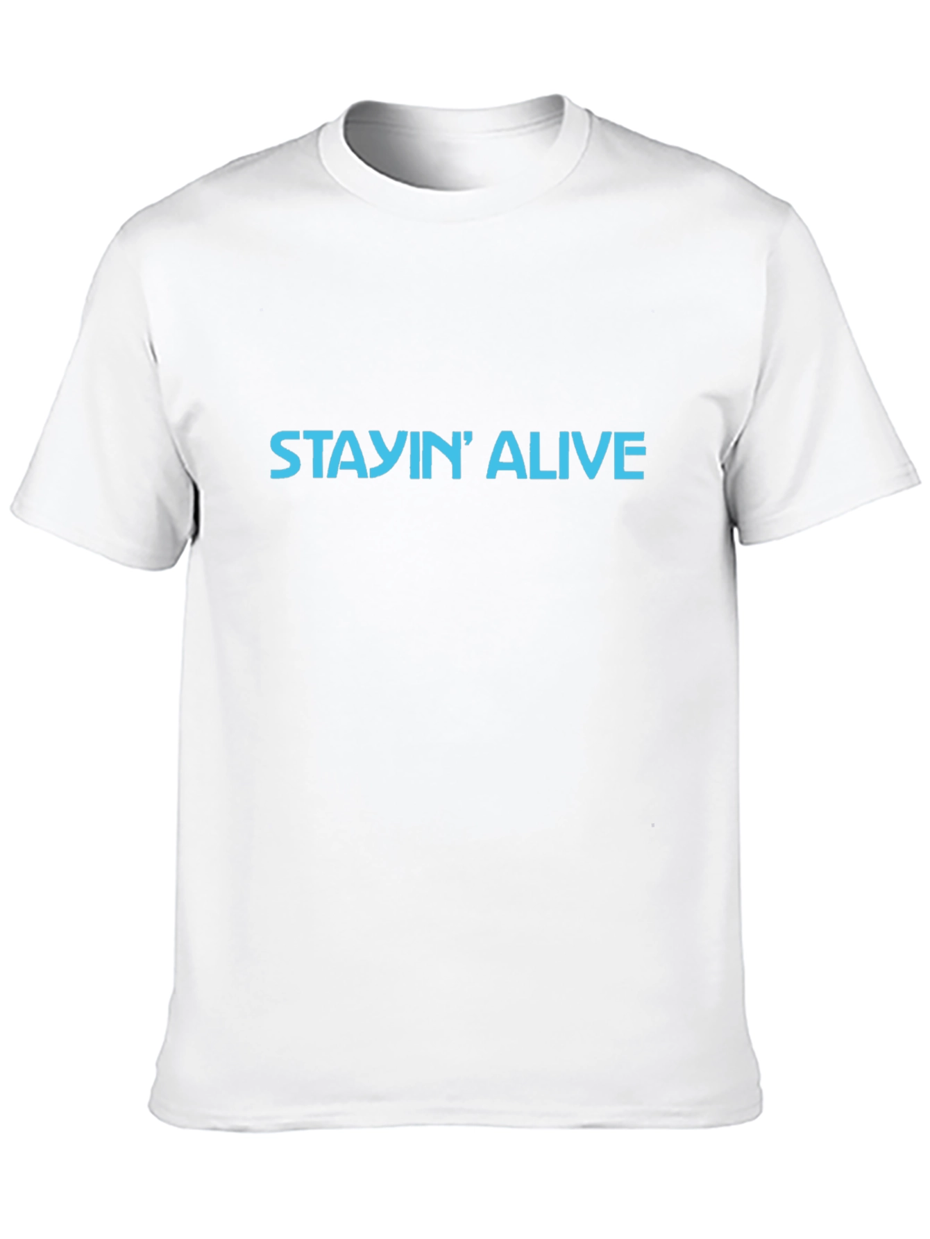 Stayin Alive Graphic Tee - Classic Black T-Shirt