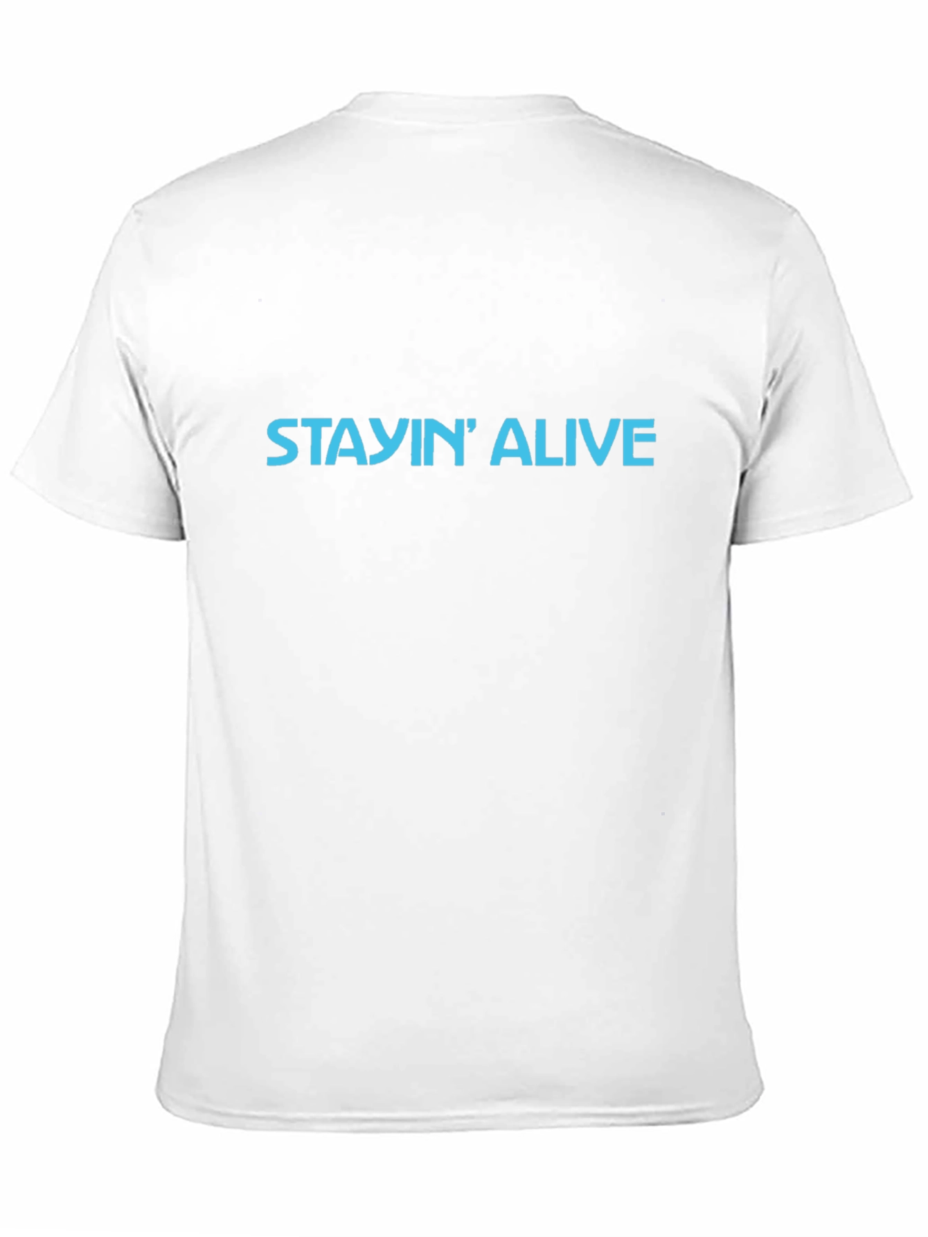Stayin Alive Graphic Tee - Classic Black T-Shirt