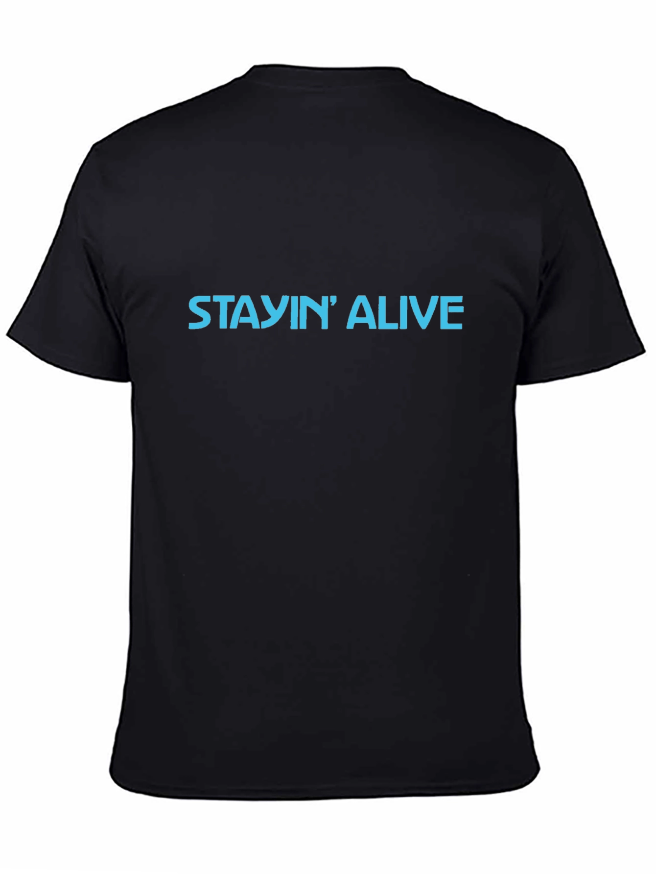 Stayin Alive Graphic Tee - Classic Black T-Shirt