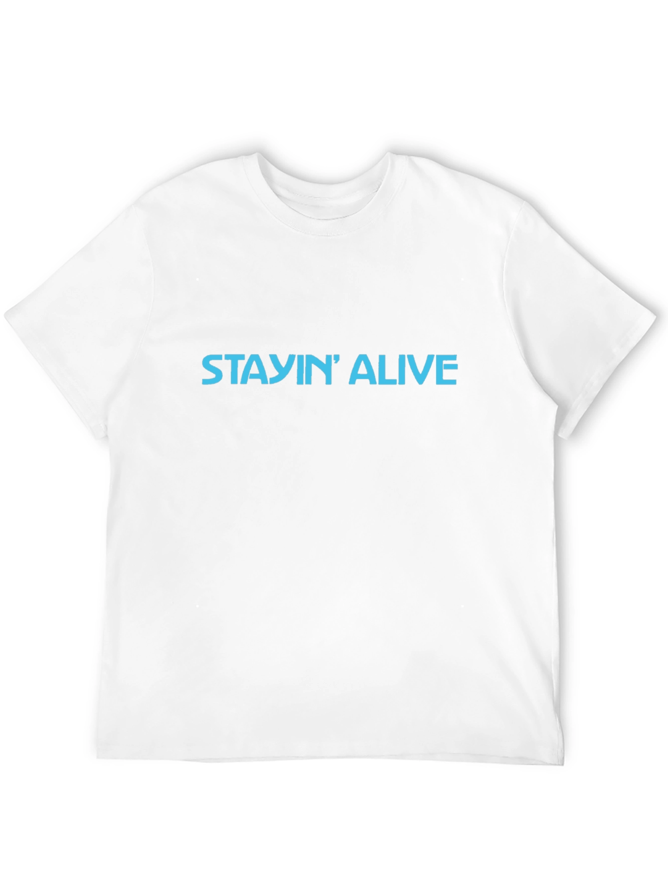 Stayin Alive Graphic Tee - Classic Black T-Shirt