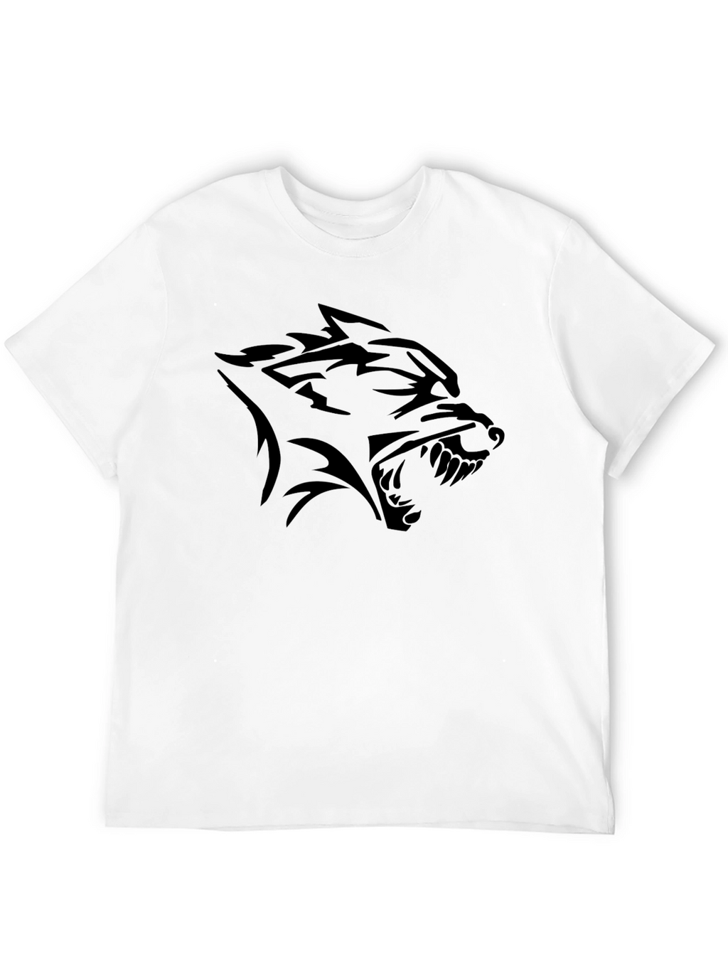 Black Wolf Graphic Tee - Bold Style