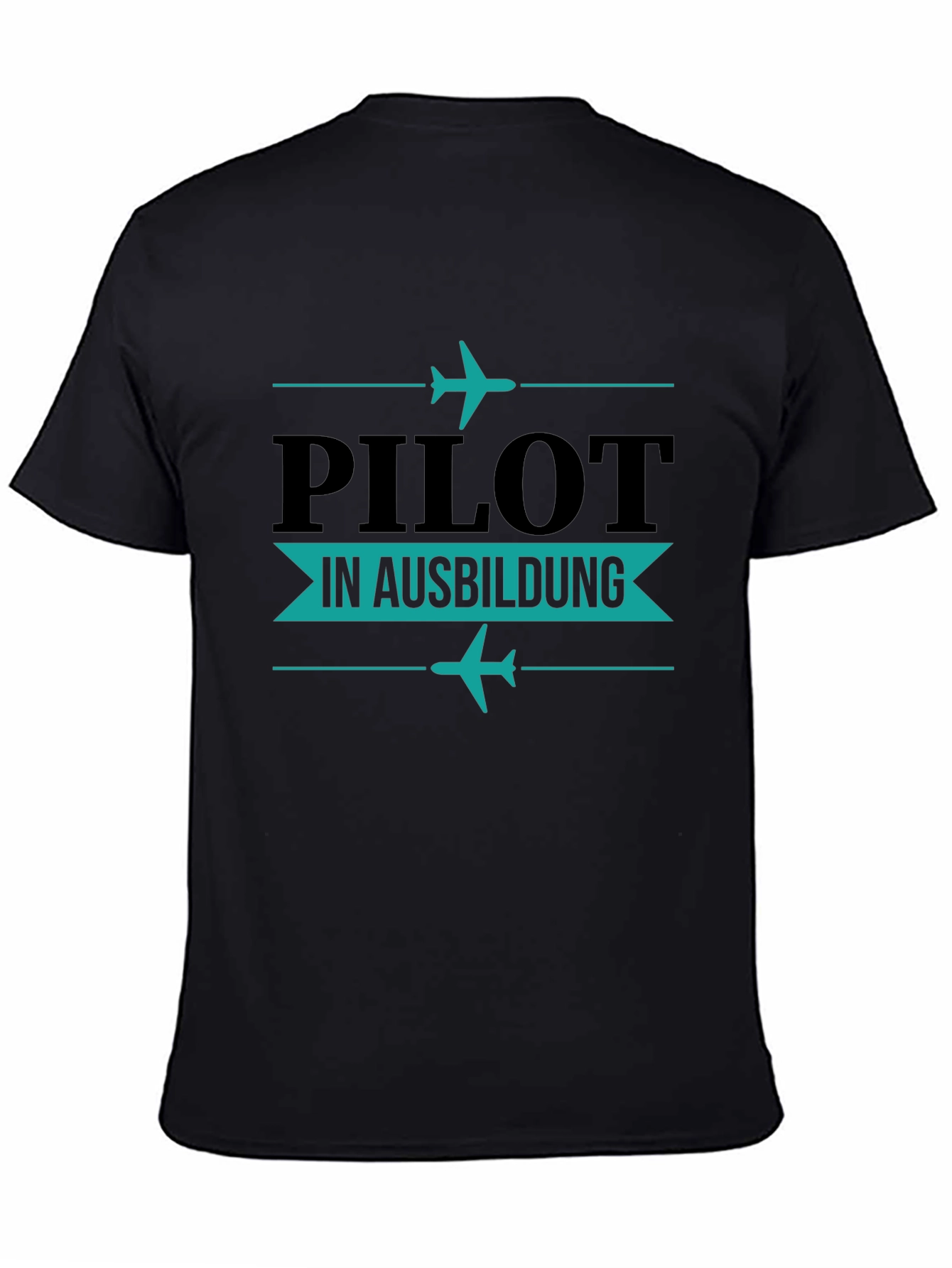 Pilot in Ausbildung Black T-Shirt